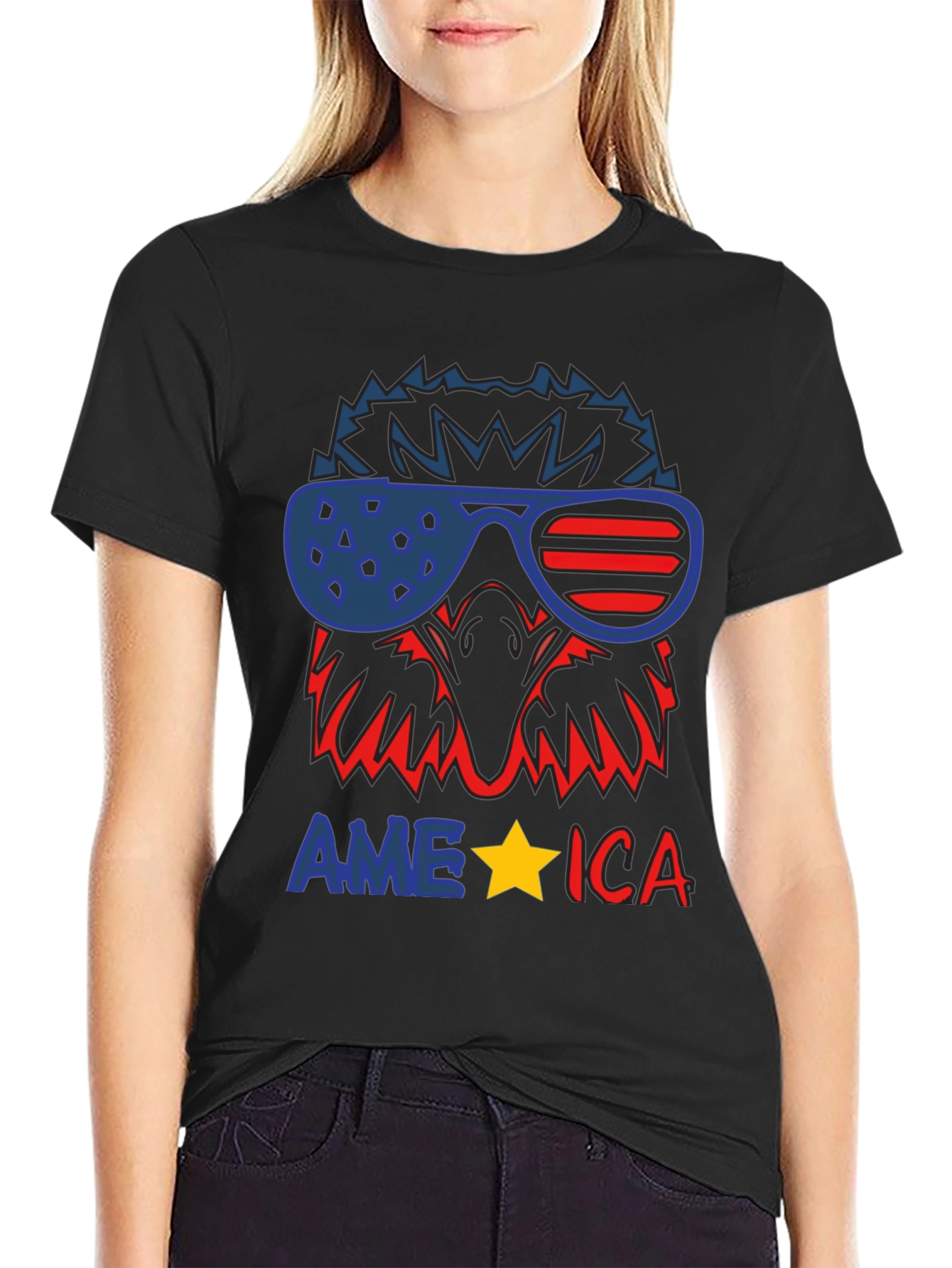 American Eagle T-Shirt - Patriotic USA Pride