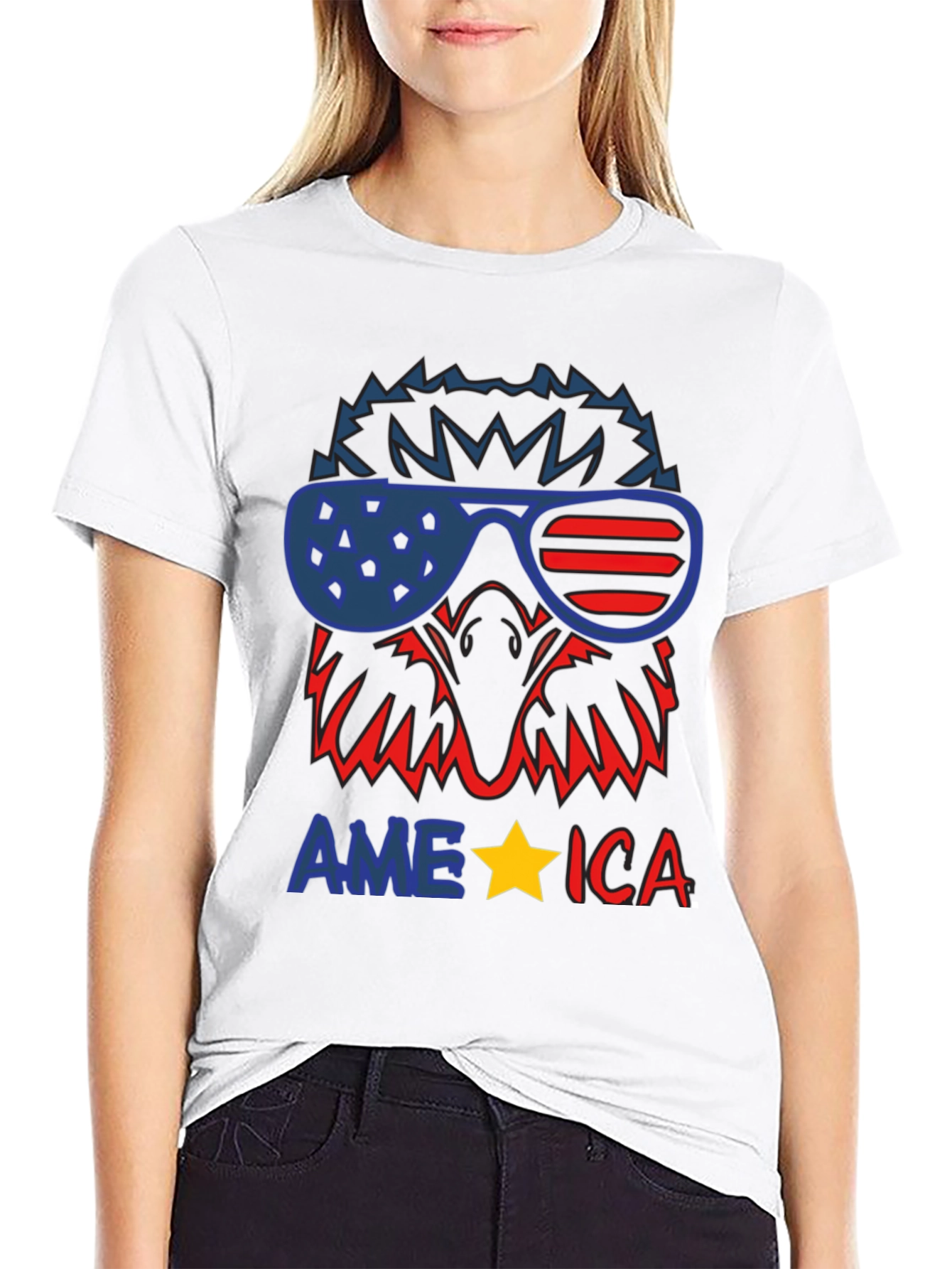 American Eagle T-Shirt - Patriotic USA Pride