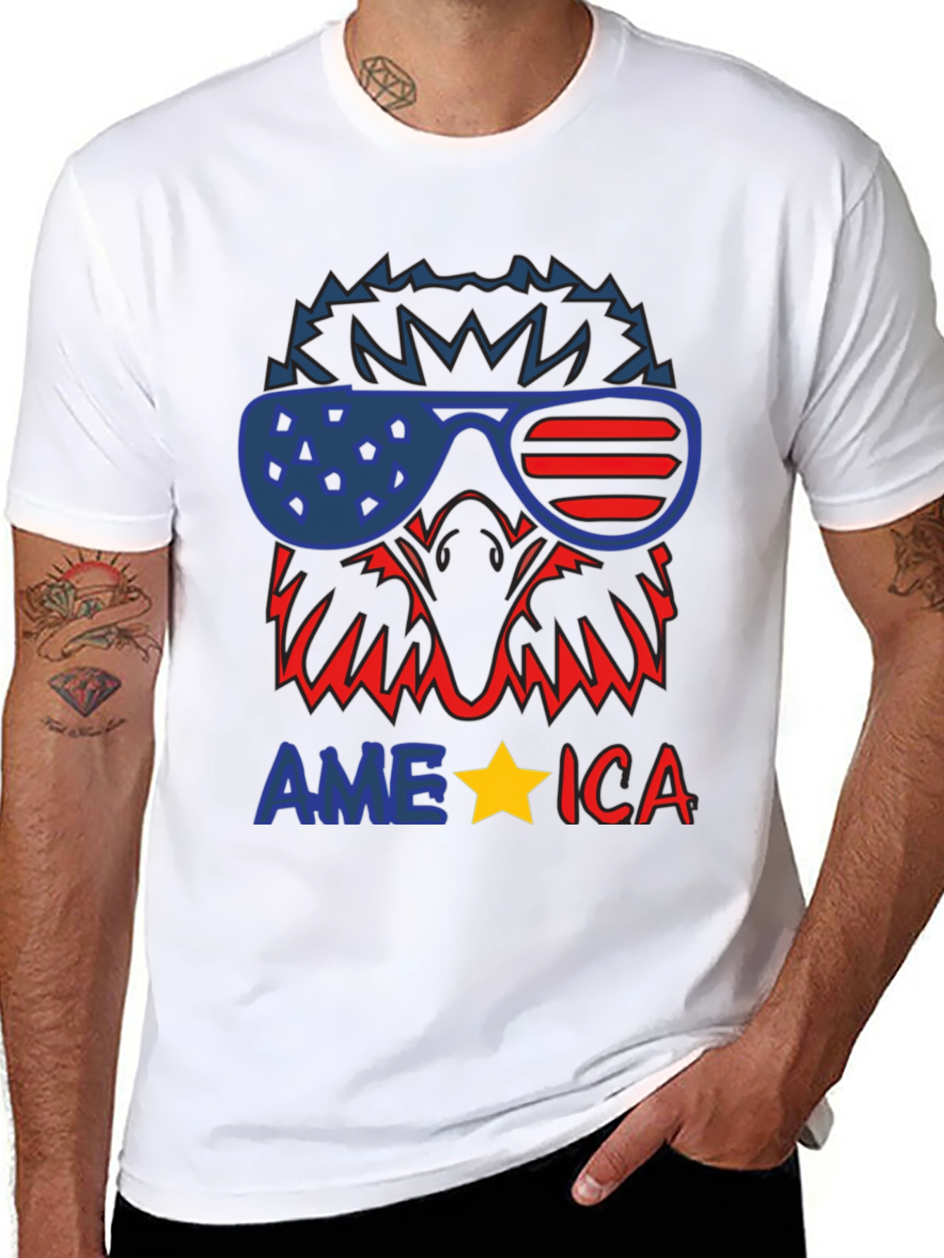 American Eagle T-Shirt - Patriotic USA Pride