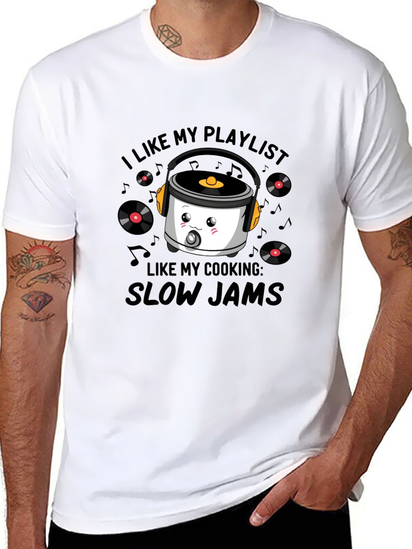 Slow Jams T-Shirt: Cook & Chill in Style!