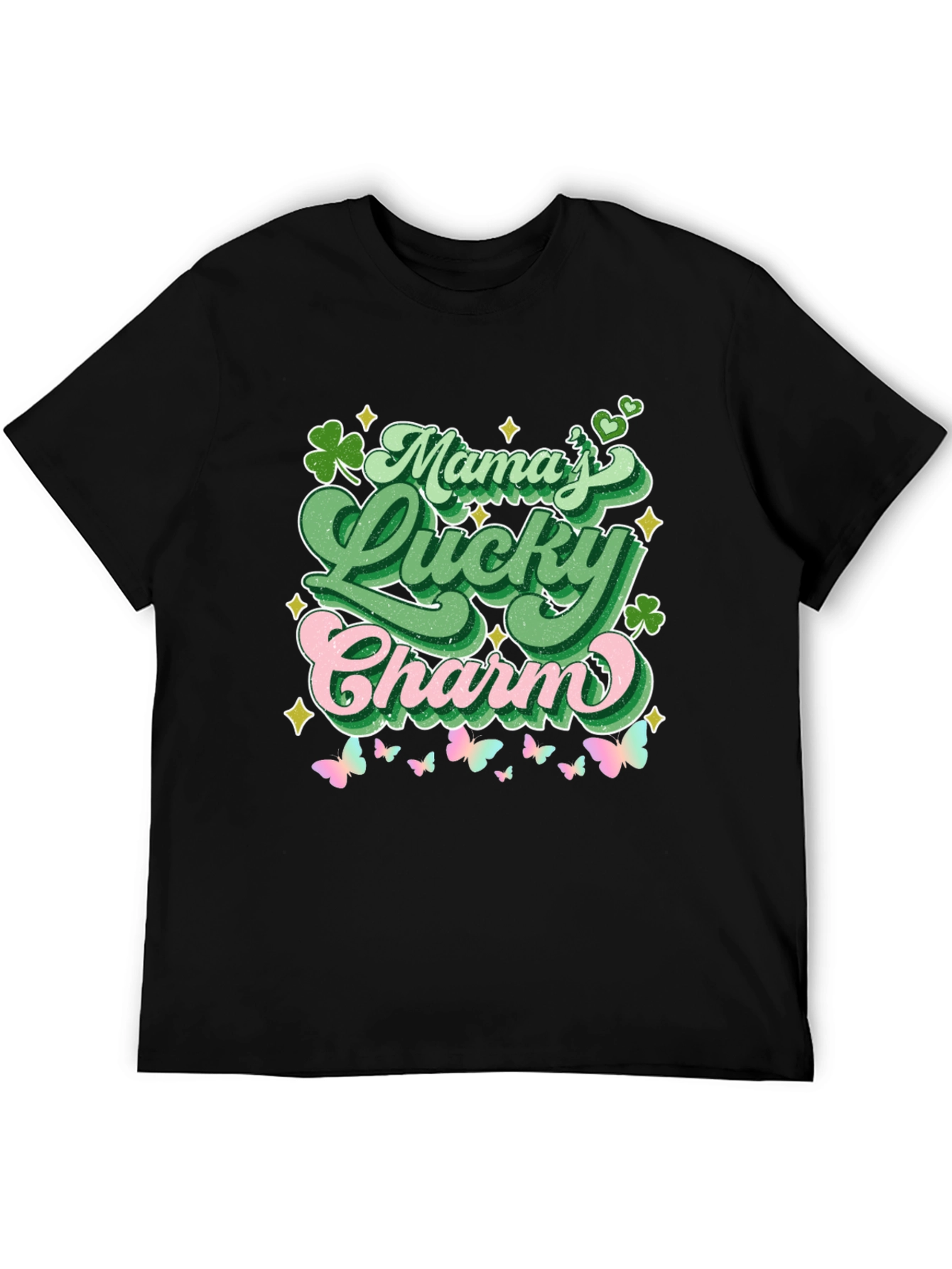 Mamas Lucky Charm St. Patricks Day Graphic Tee