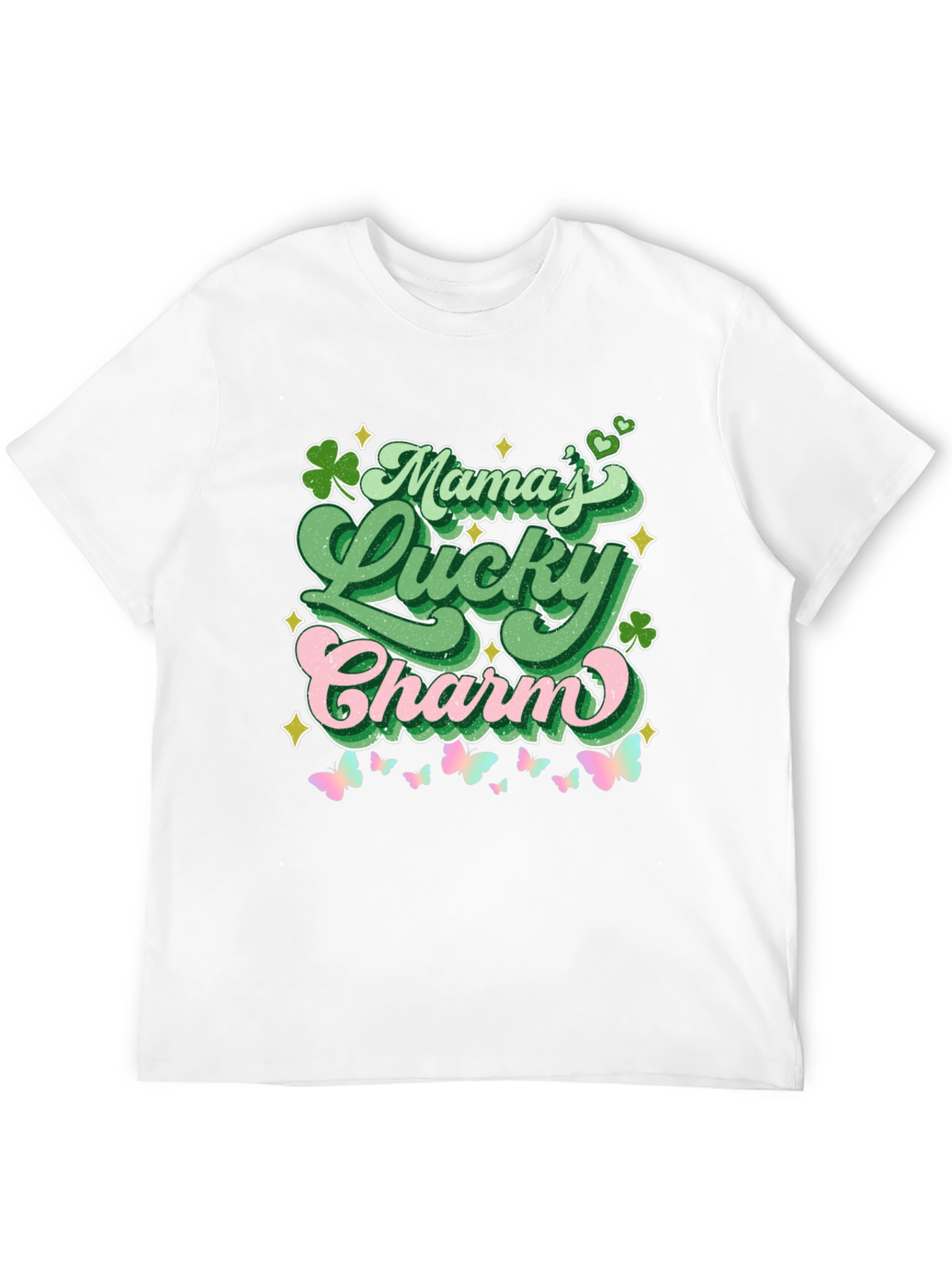 Mamas Lucky Charm St. Patricks Day Graphic Tee