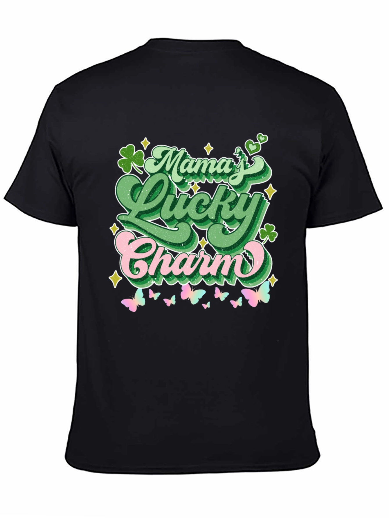 Mamas Lucky Charm St. Patricks Day Graphic Tee