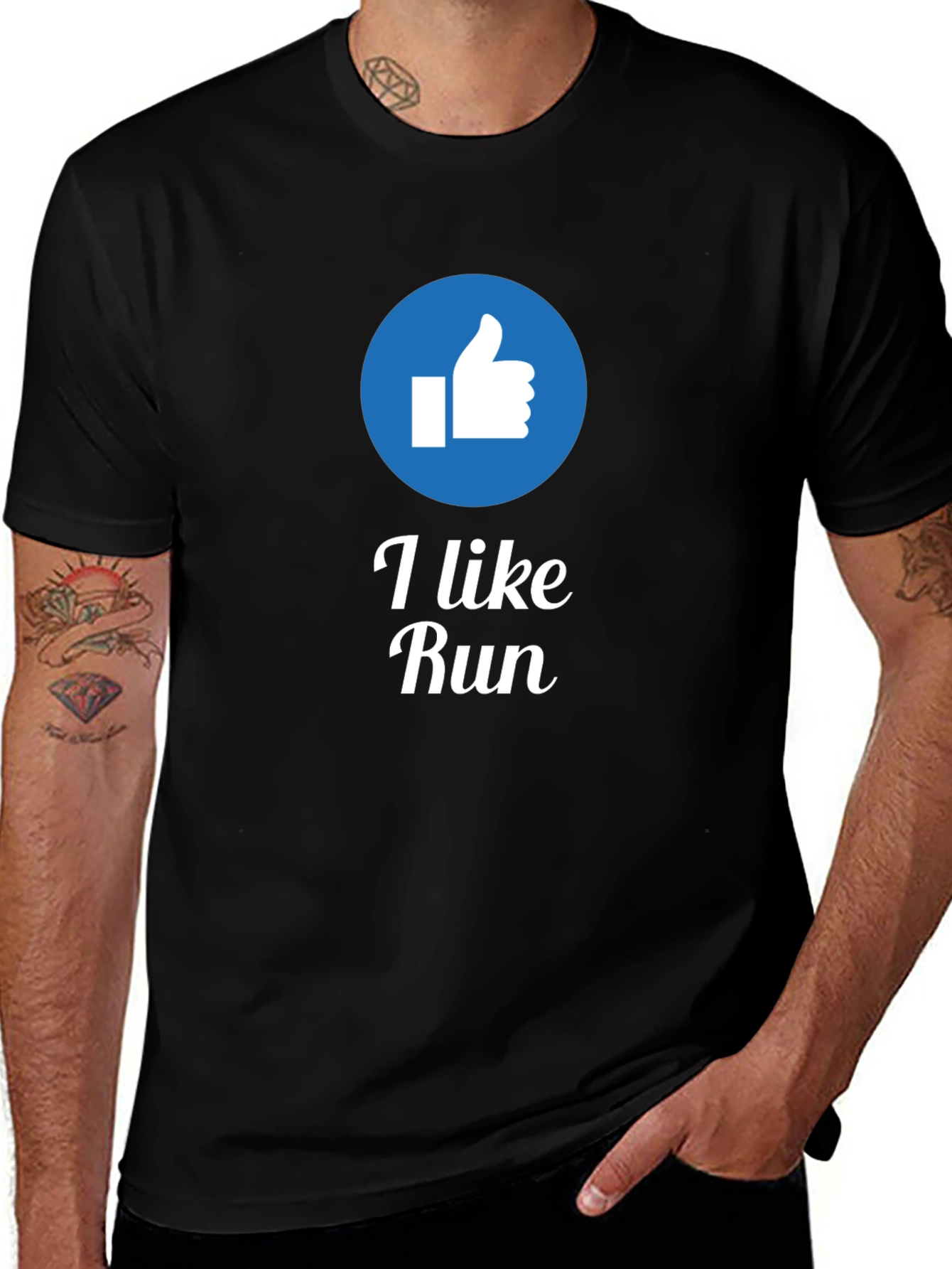 I Like Run Graphic Tee - Casual Comfort