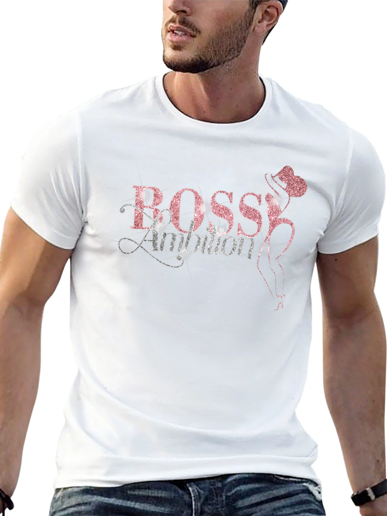 Boss Ambition Graphic Tee - Stylish & Empowering
