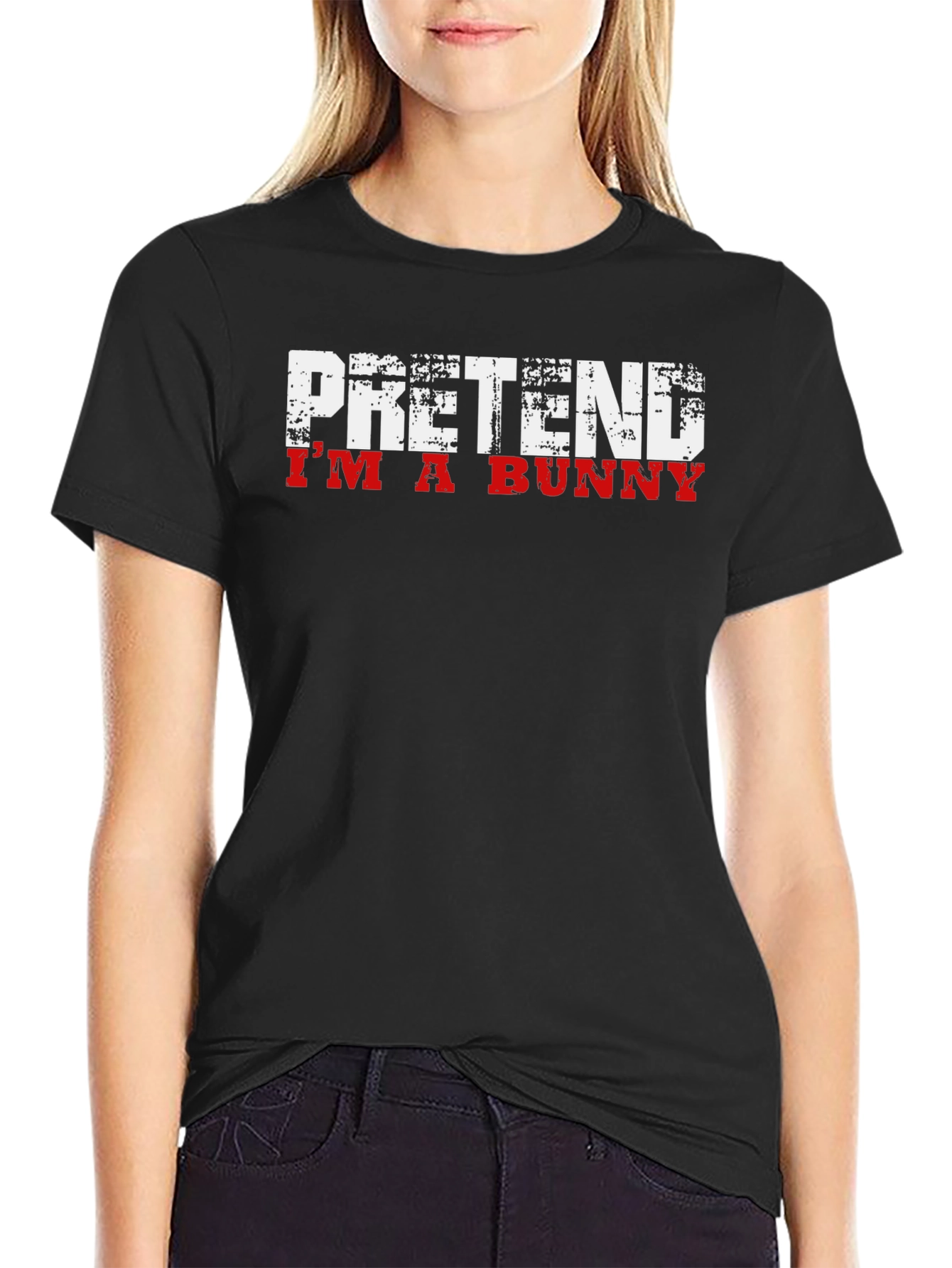 Pretend Im a Bunny T-Shirt - Funny Costume Tee