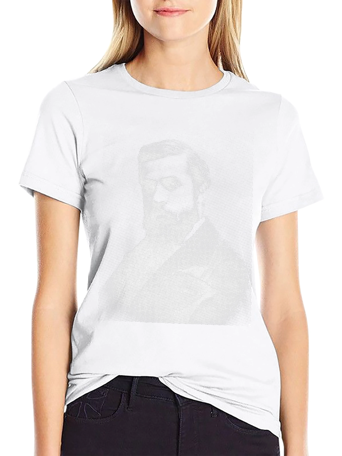 Bearded Portrait Graphic Black T-Shirt