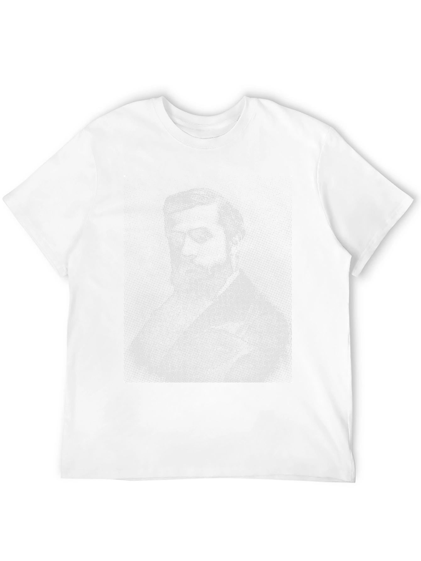 Bearded Portrait Graphic Black T-Shirt