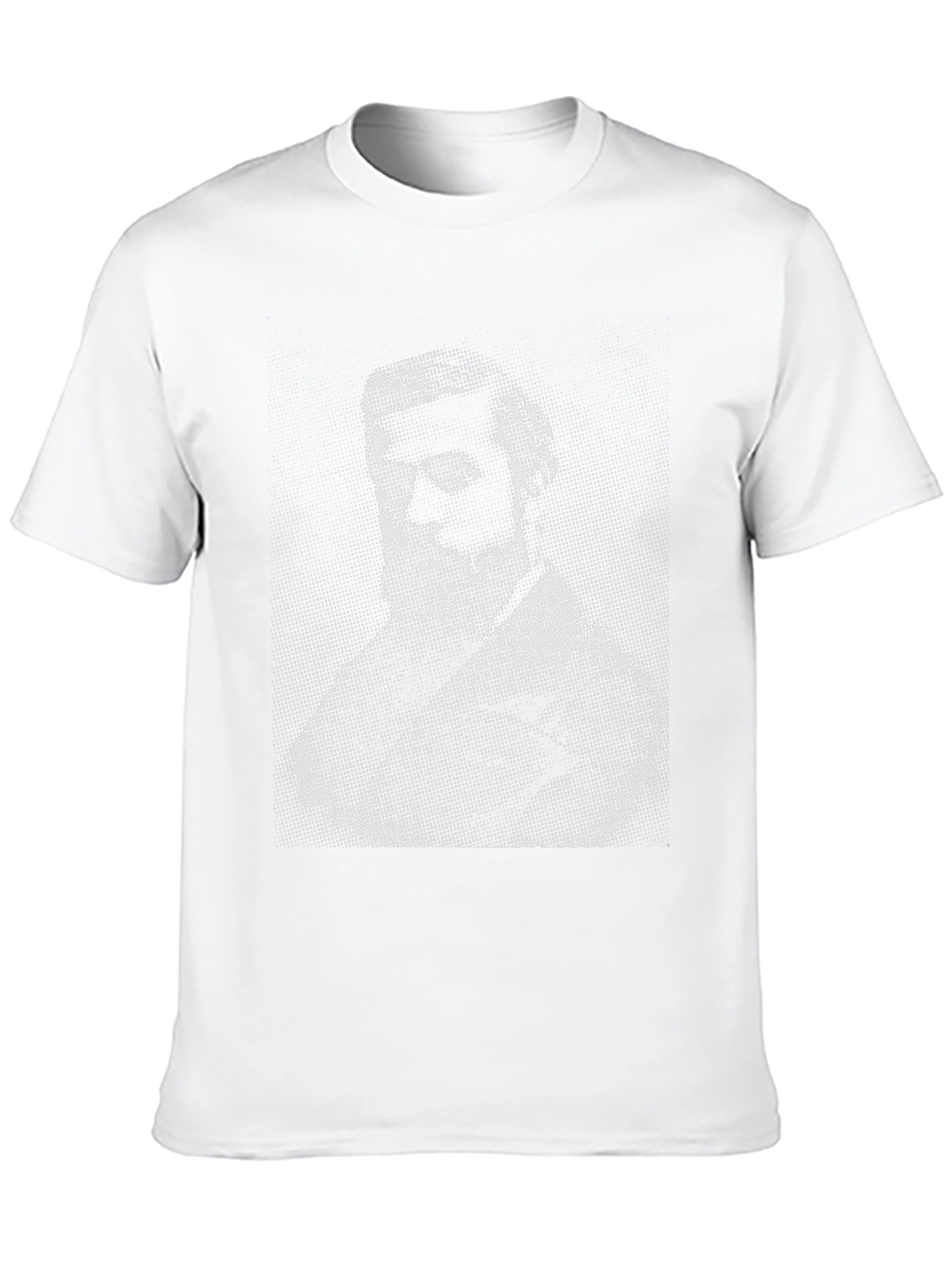 Bearded Portrait Graphic Black T-Shirt