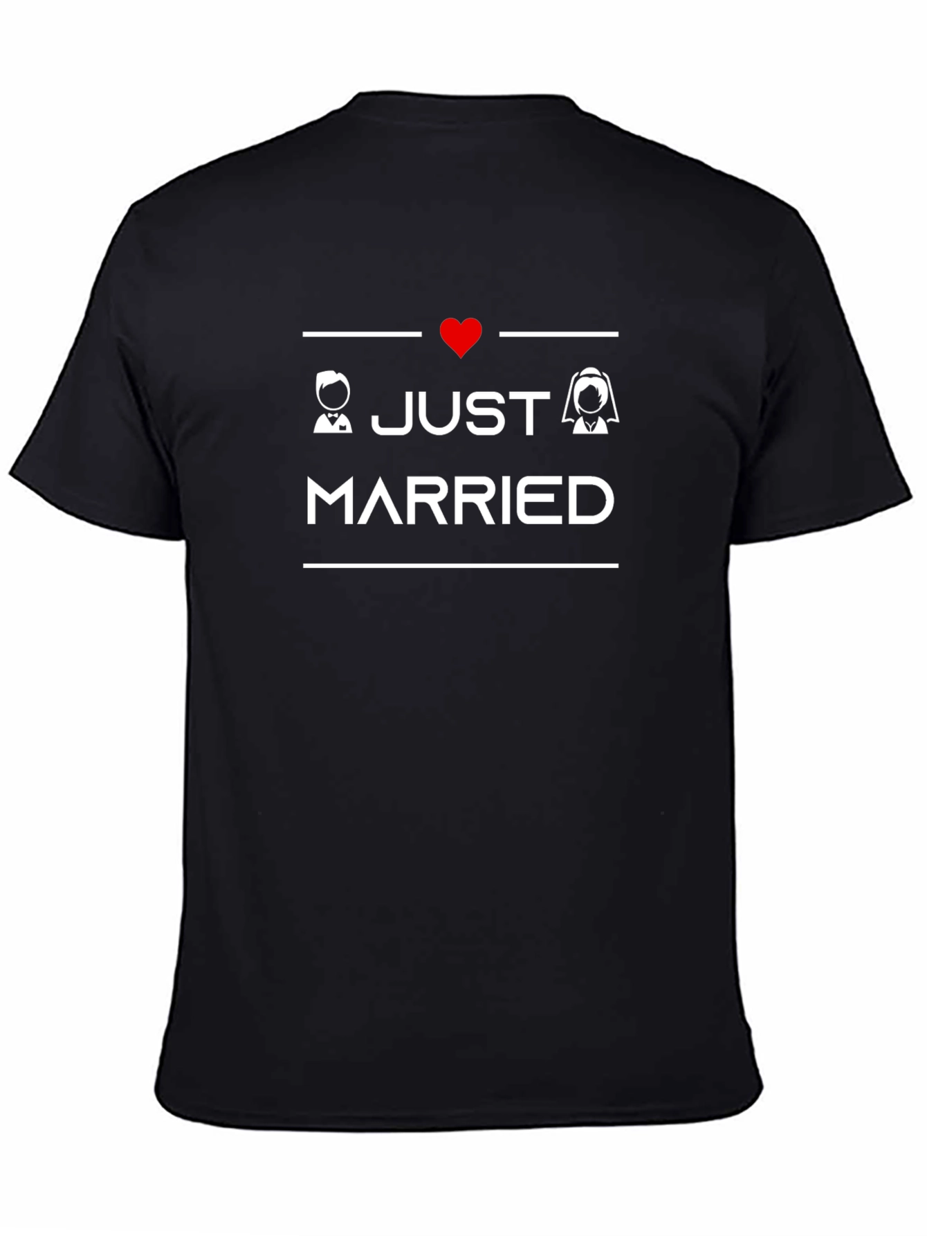 Just Married T-Shirt - Newlywed Gift