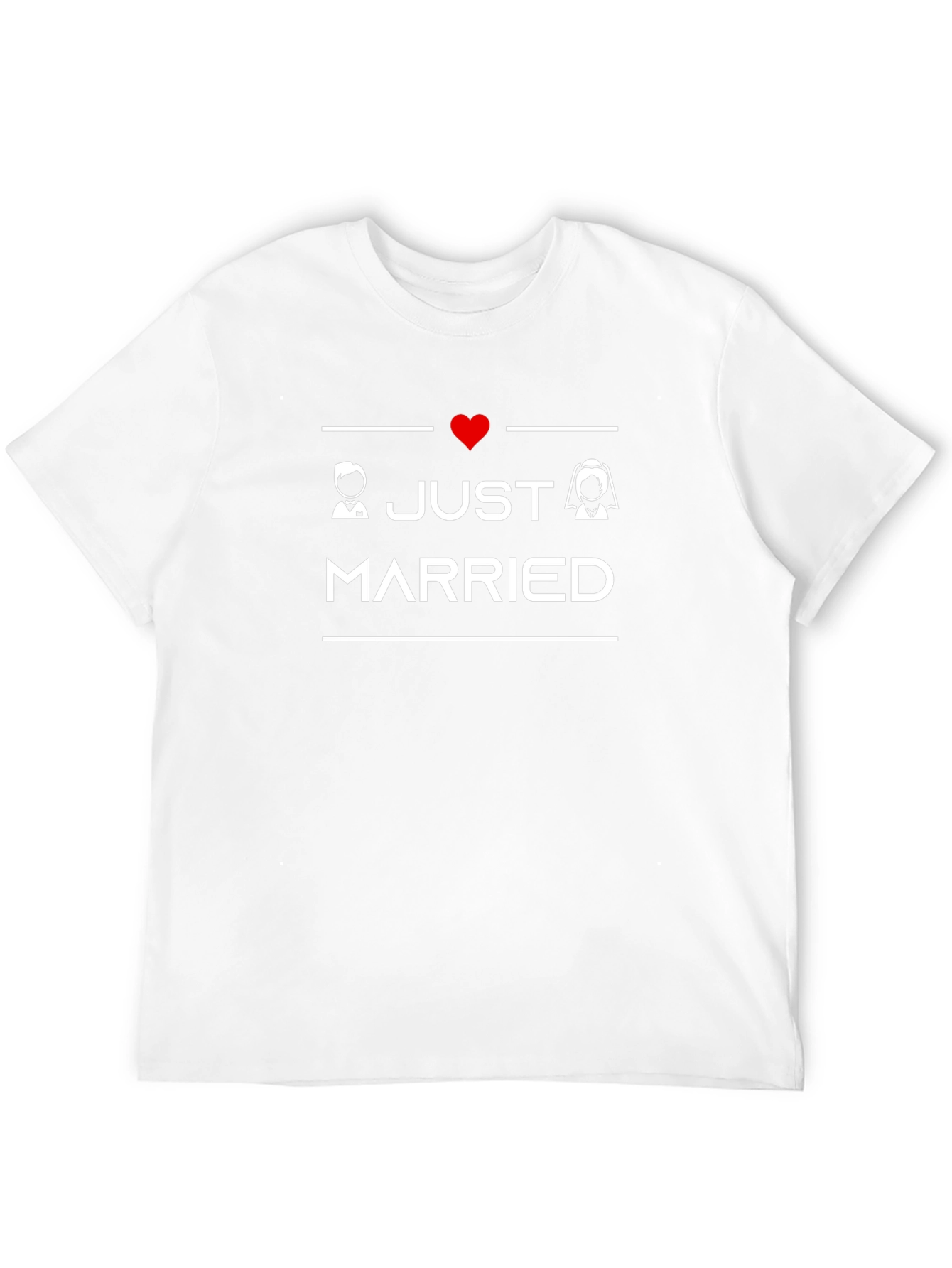 Just Married T-Shirt - Newlywed Gift