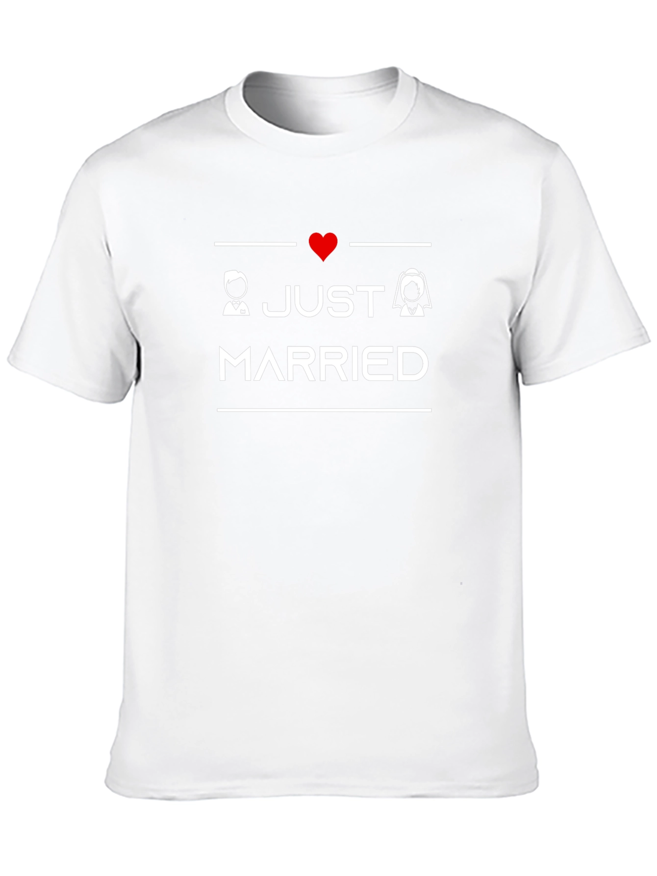 Just Married T-Shirt - Newlywed Gift