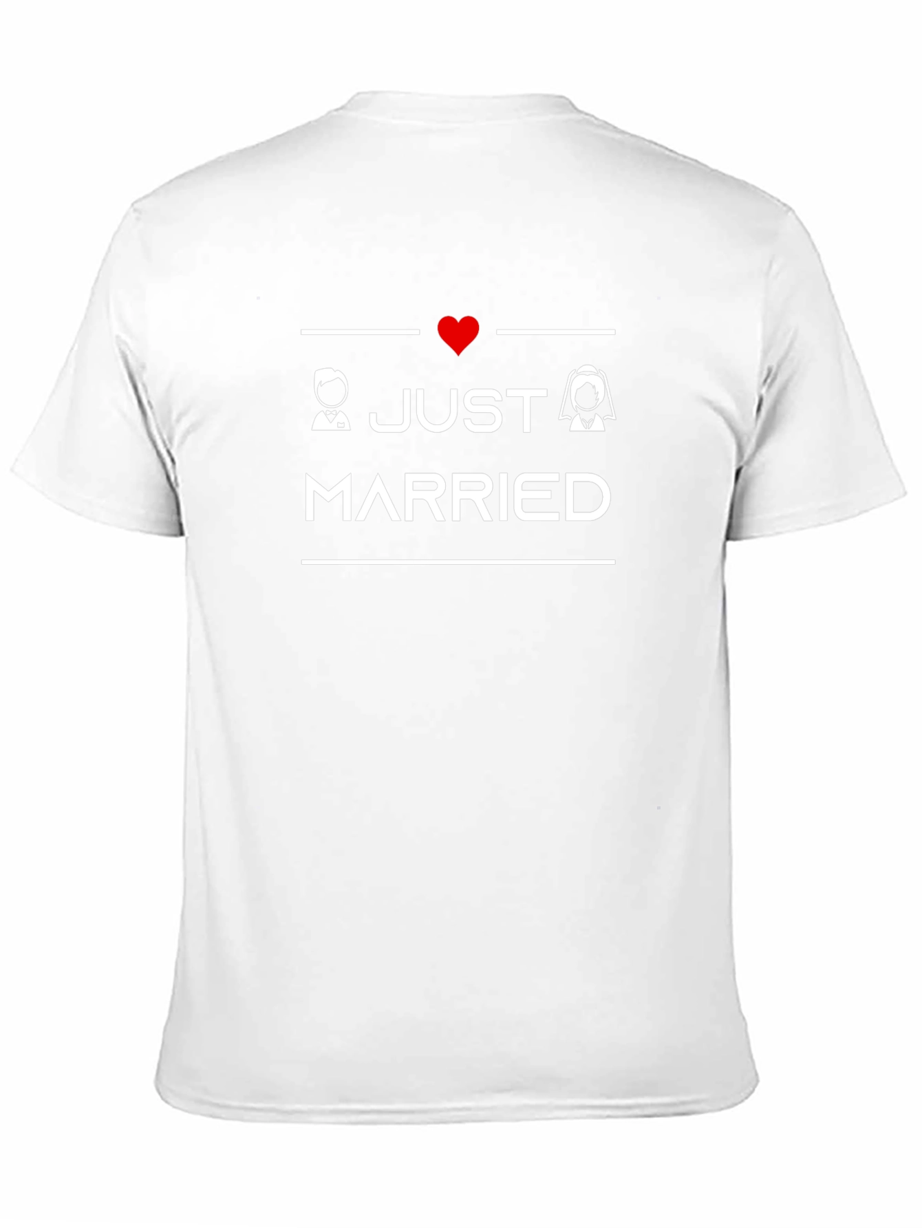 Just Married T-Shirt - Newlywed Gift