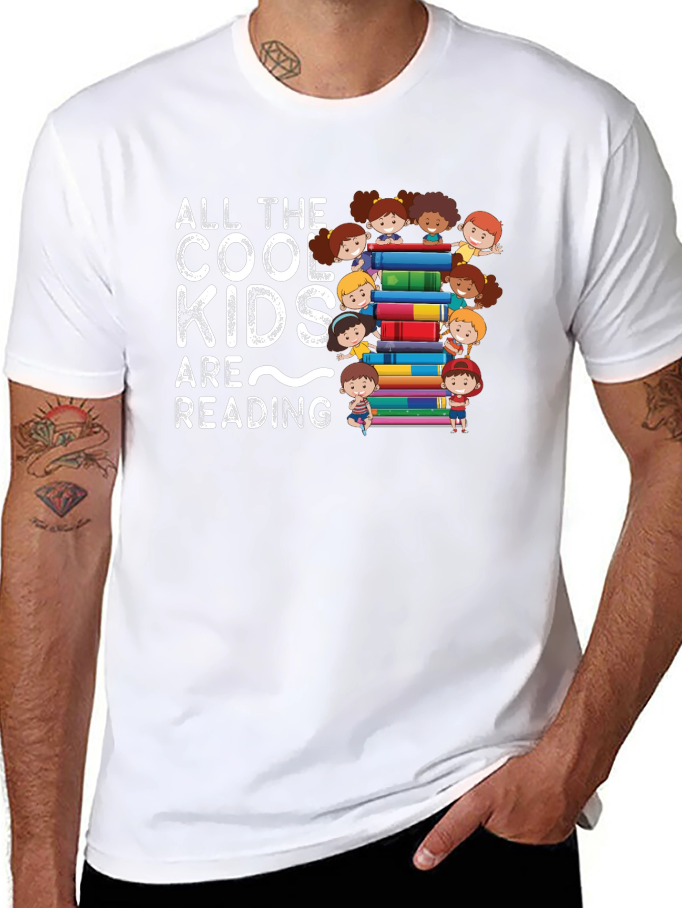 Cool Kids Reading T-Shirt