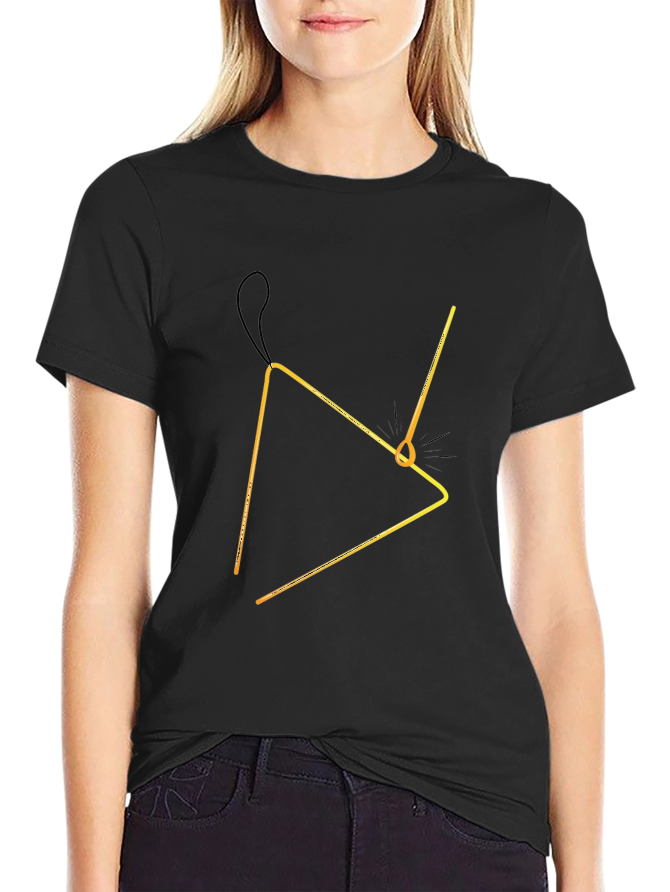Triangle Music T-Shirt - Percussion Instrument Tee