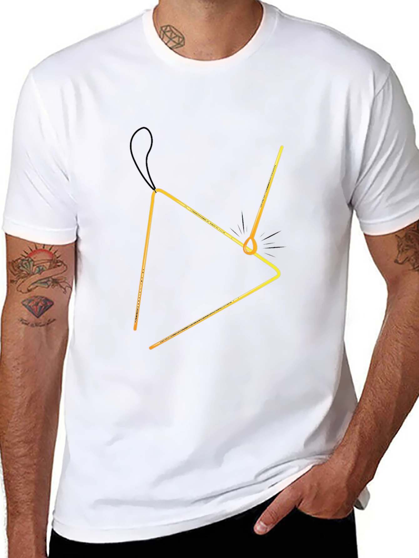 Triangle Music T-Shirt - Percussion Instrument Tee