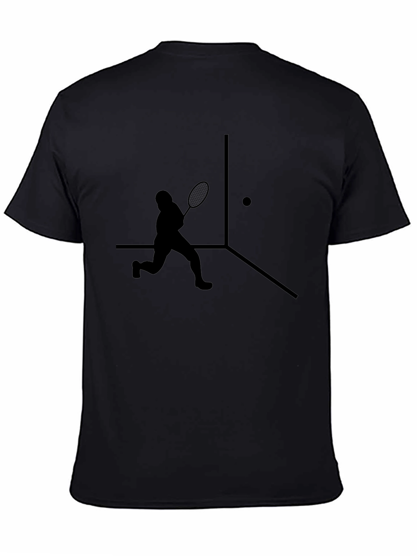 Squash Player Graphic T-Shirt