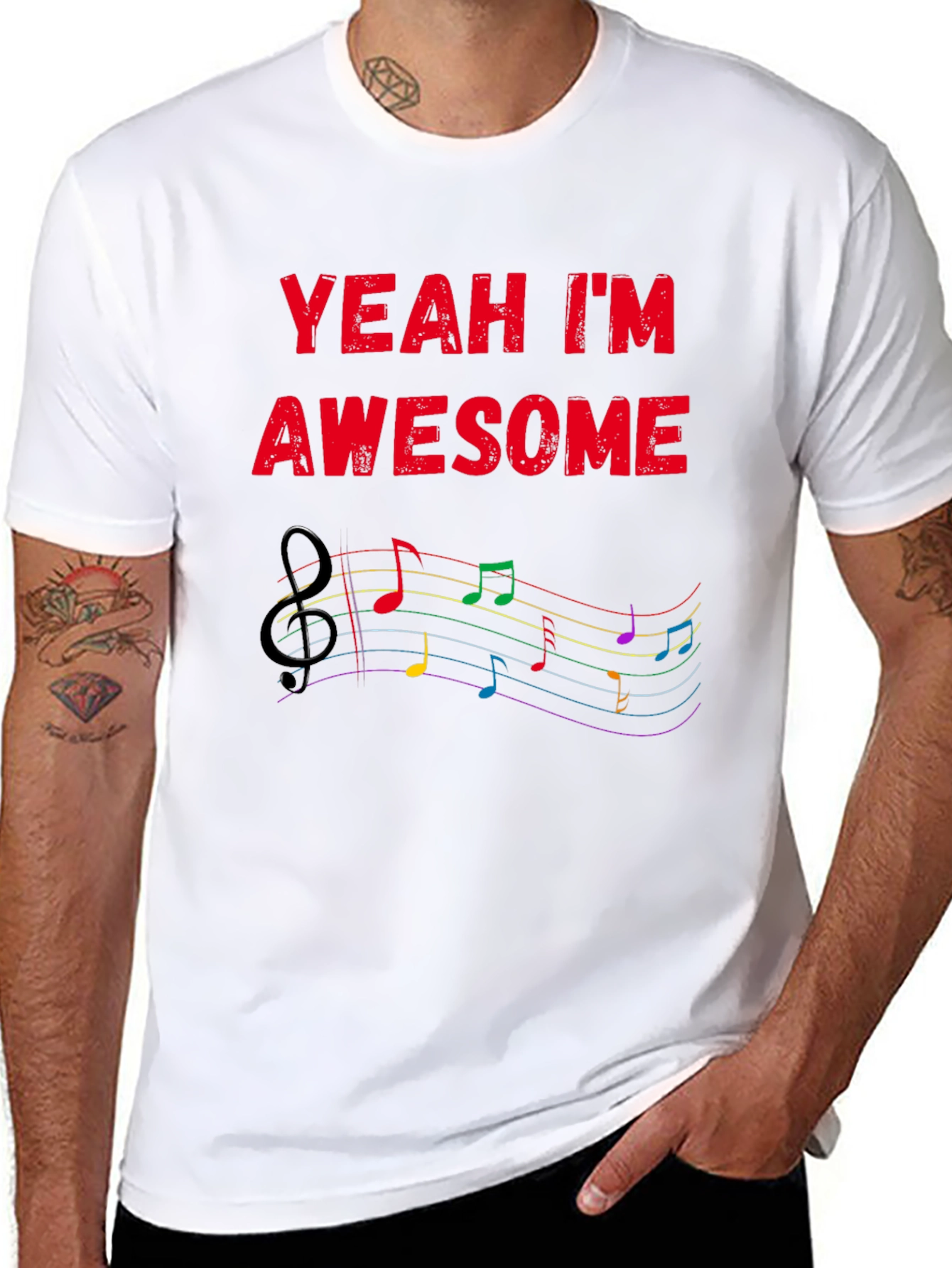 Yeah Im Awesome Musical T-Shirt