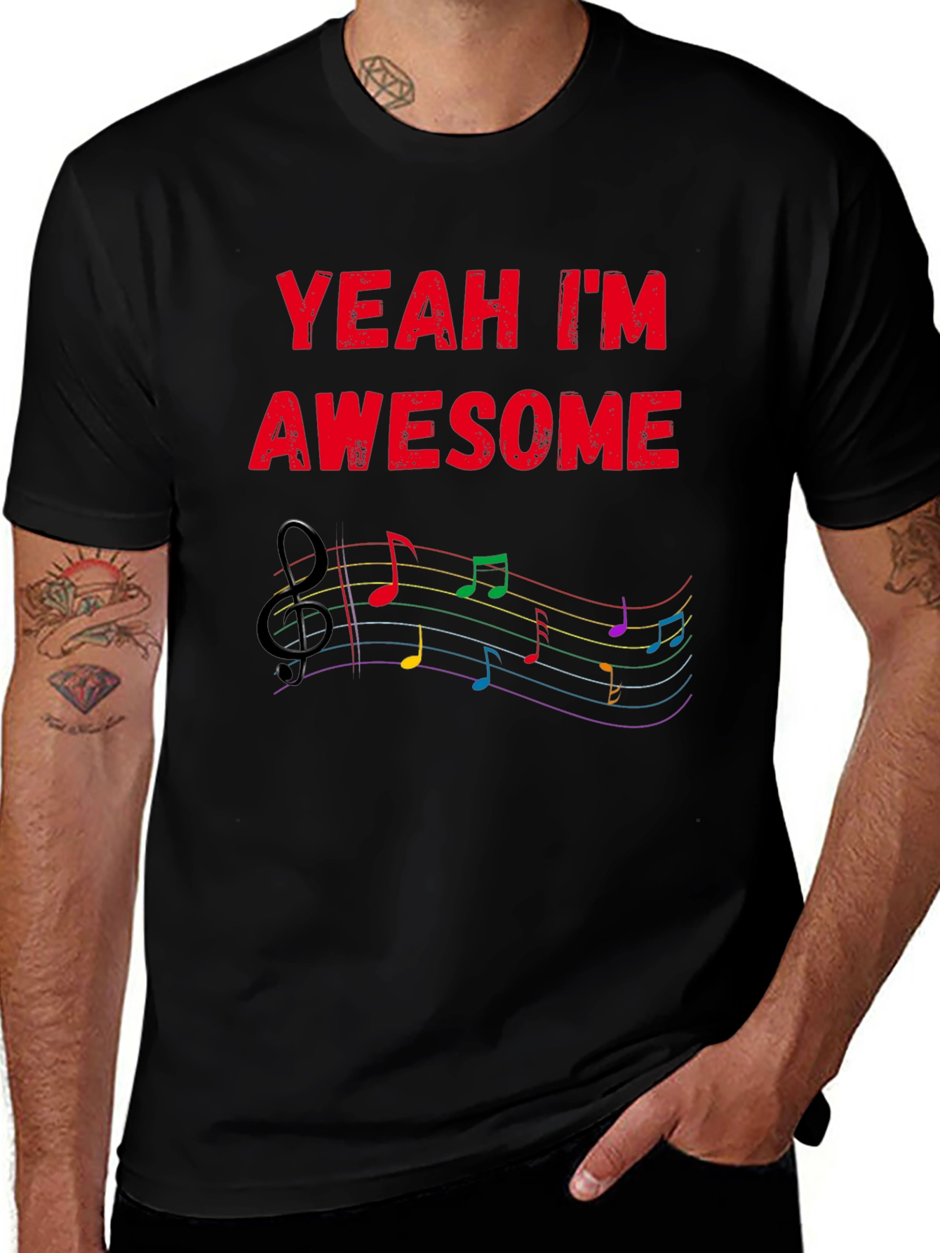 Yeah Im Awesome Musical T-Shirt