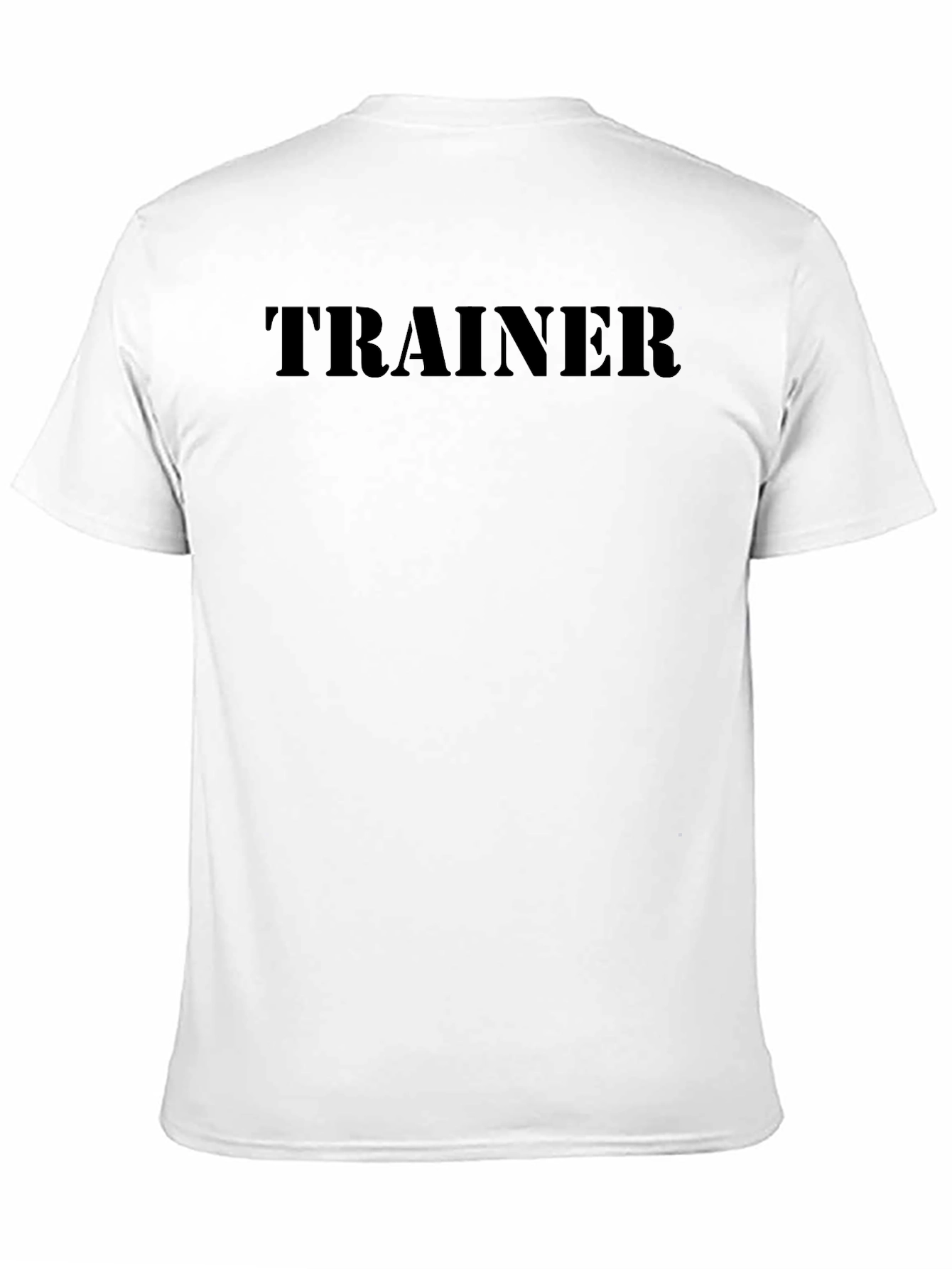 Trainer Graphic T-Shirt - Black Crew Neck Tee