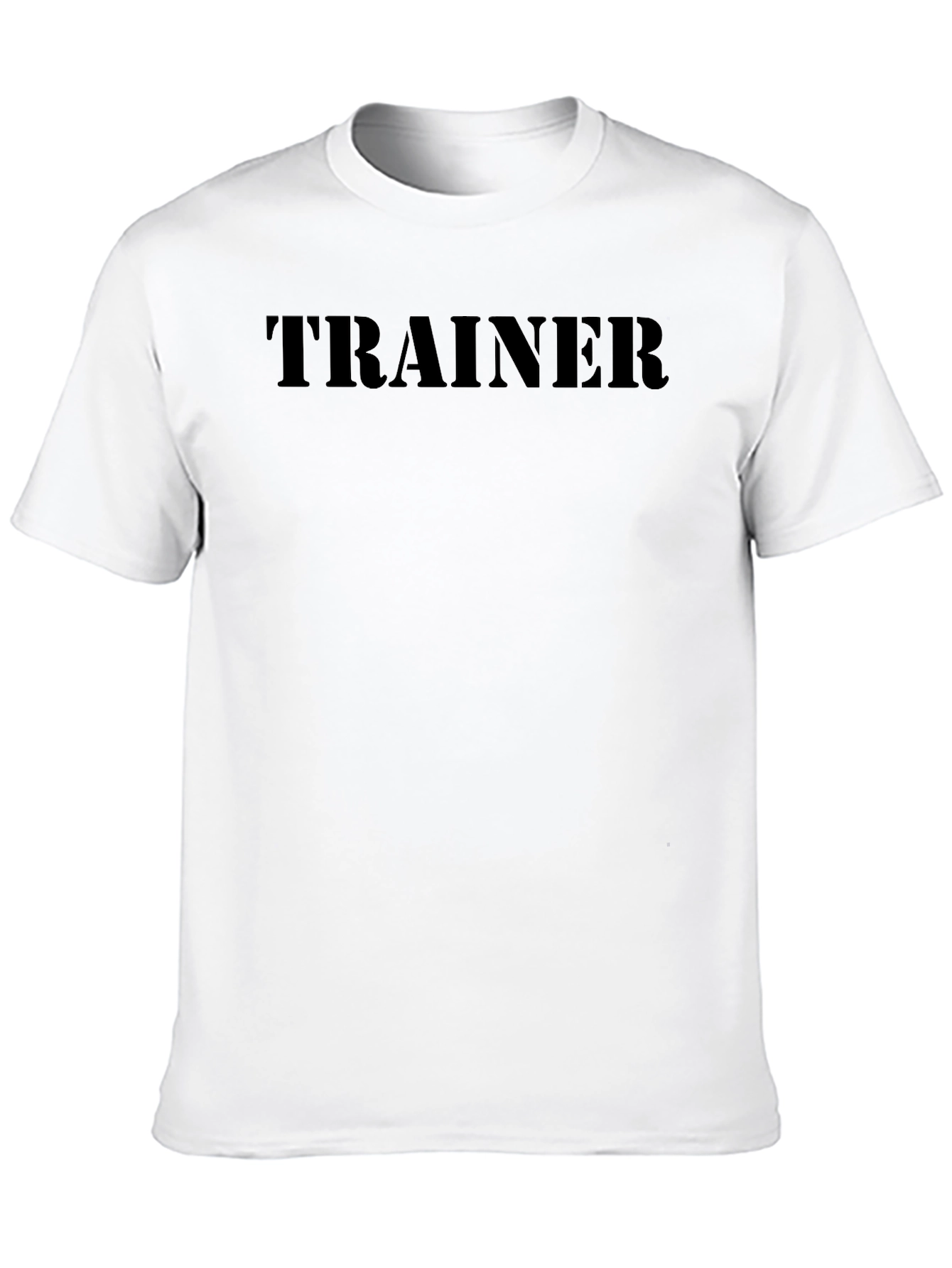 Trainer Graphic T-Shirt - Black Crew Neck Tee