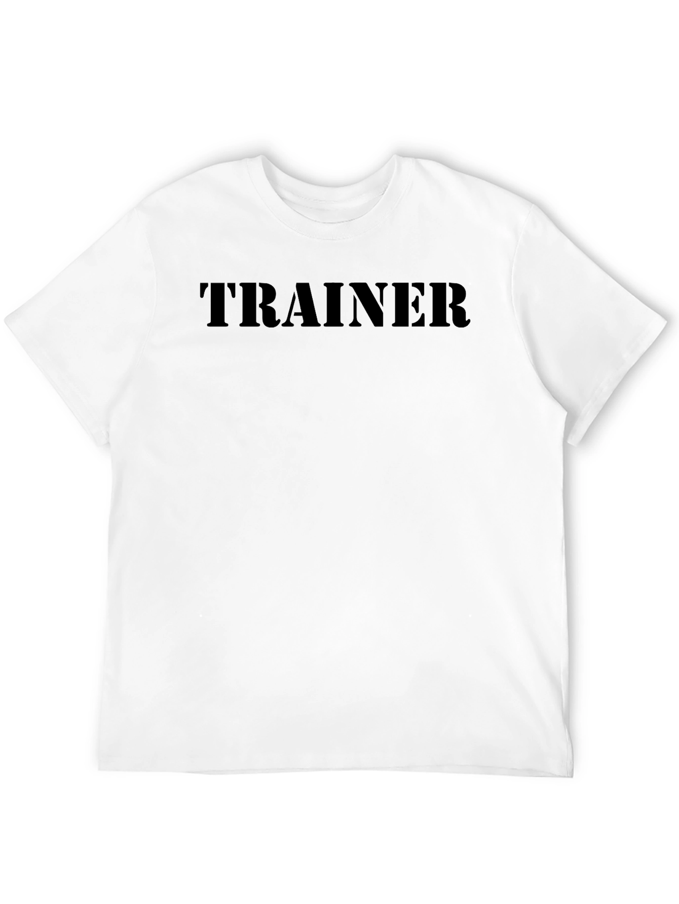 Trainer Graphic T-Shirt - Black Crew Neck Tee