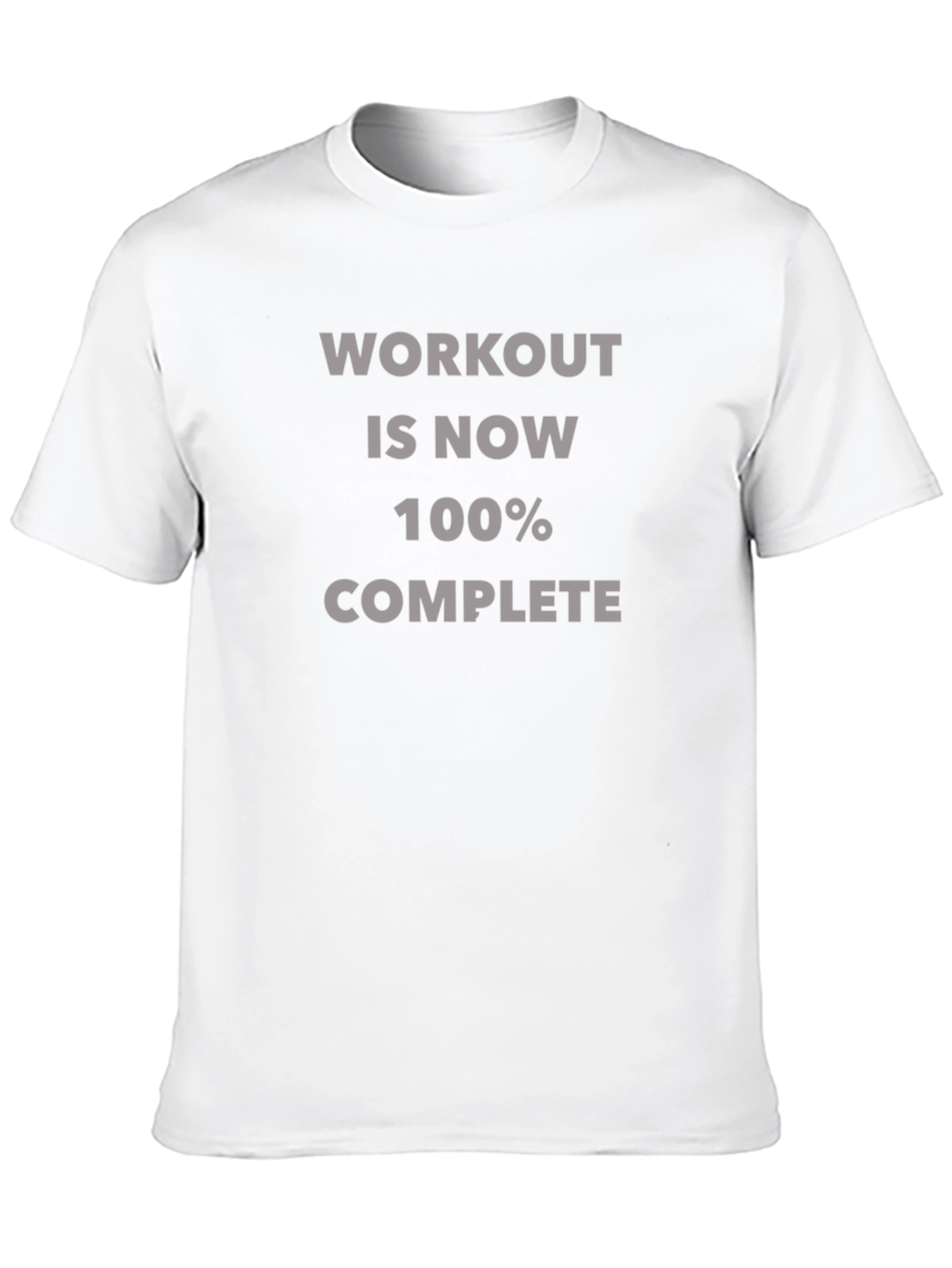 Workout Complete T-Shirt - Black Fitness Tee