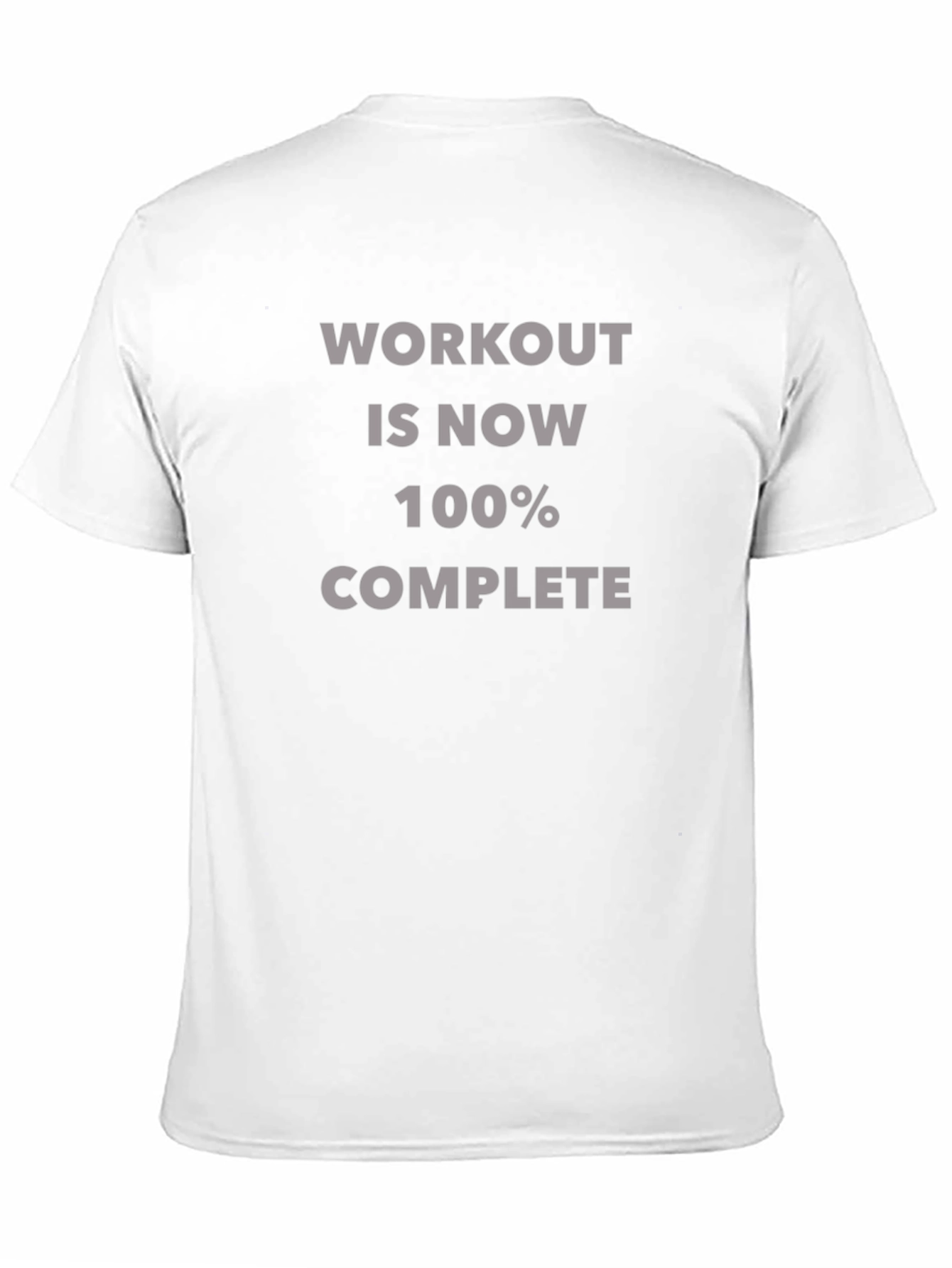 Workout Complete T-Shirt - Black Fitness Tee