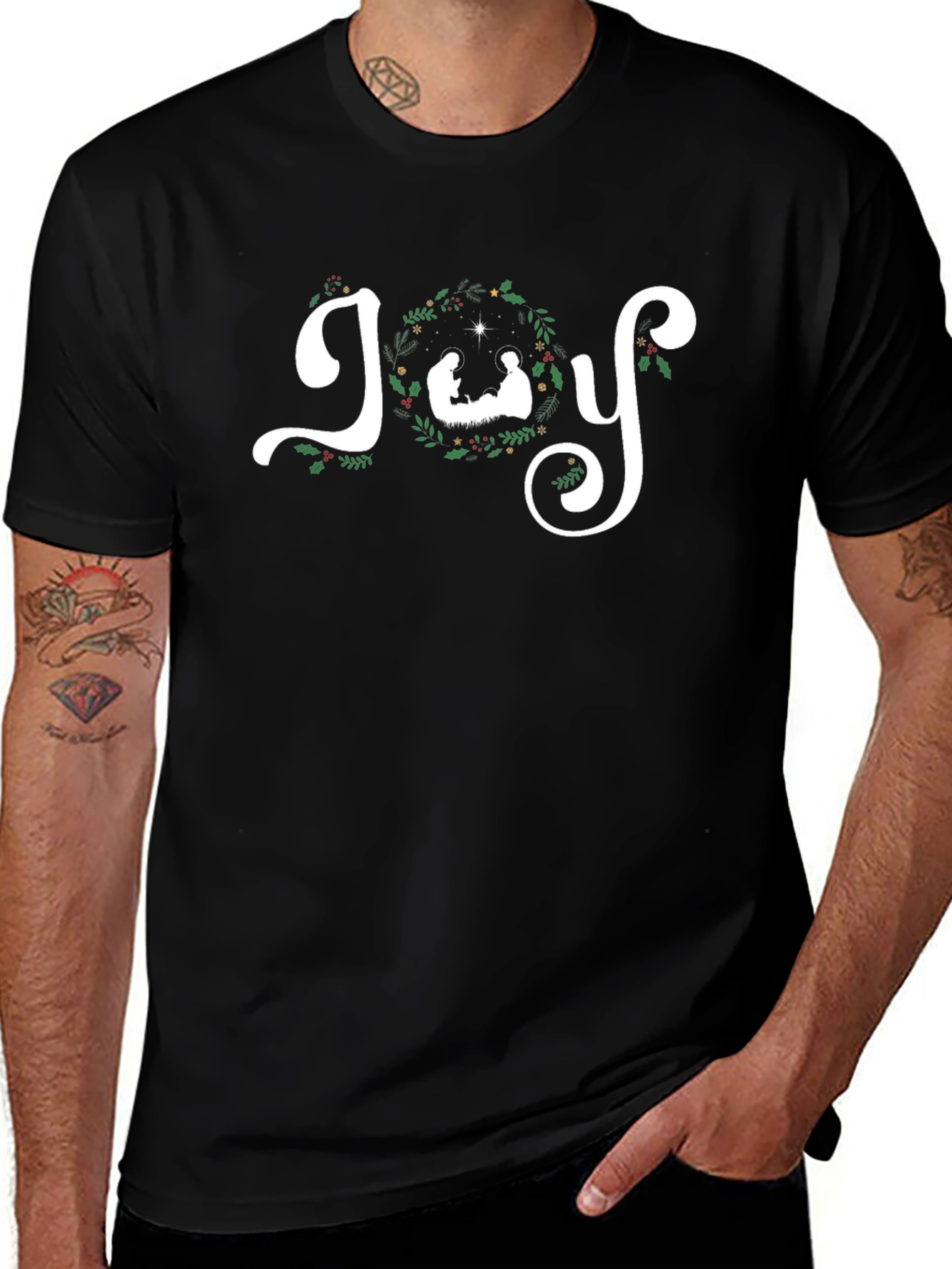 Joy Nativity Christmas T-Shirt