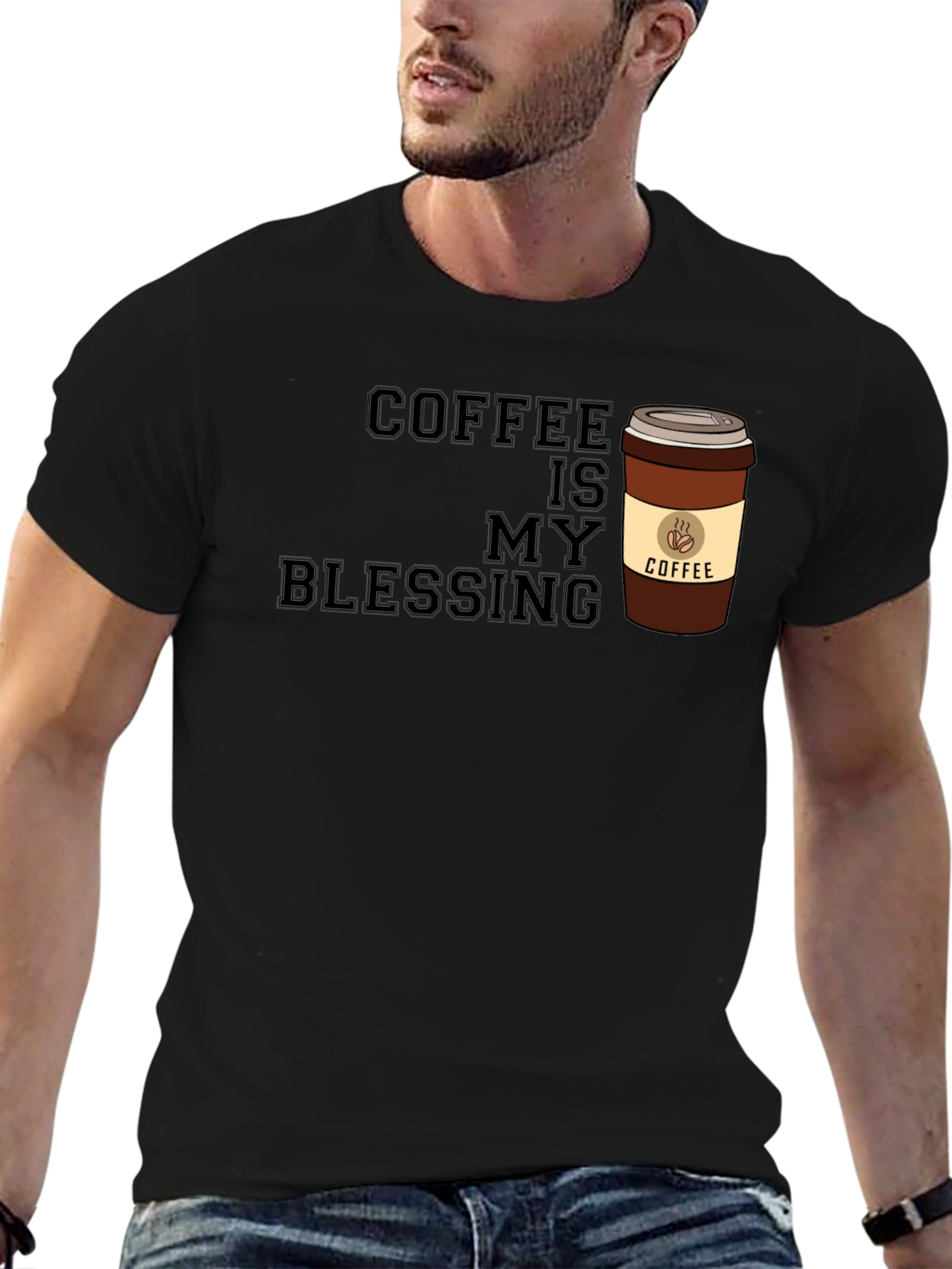 Coffee Is My Blessing Graphic T-Shirt