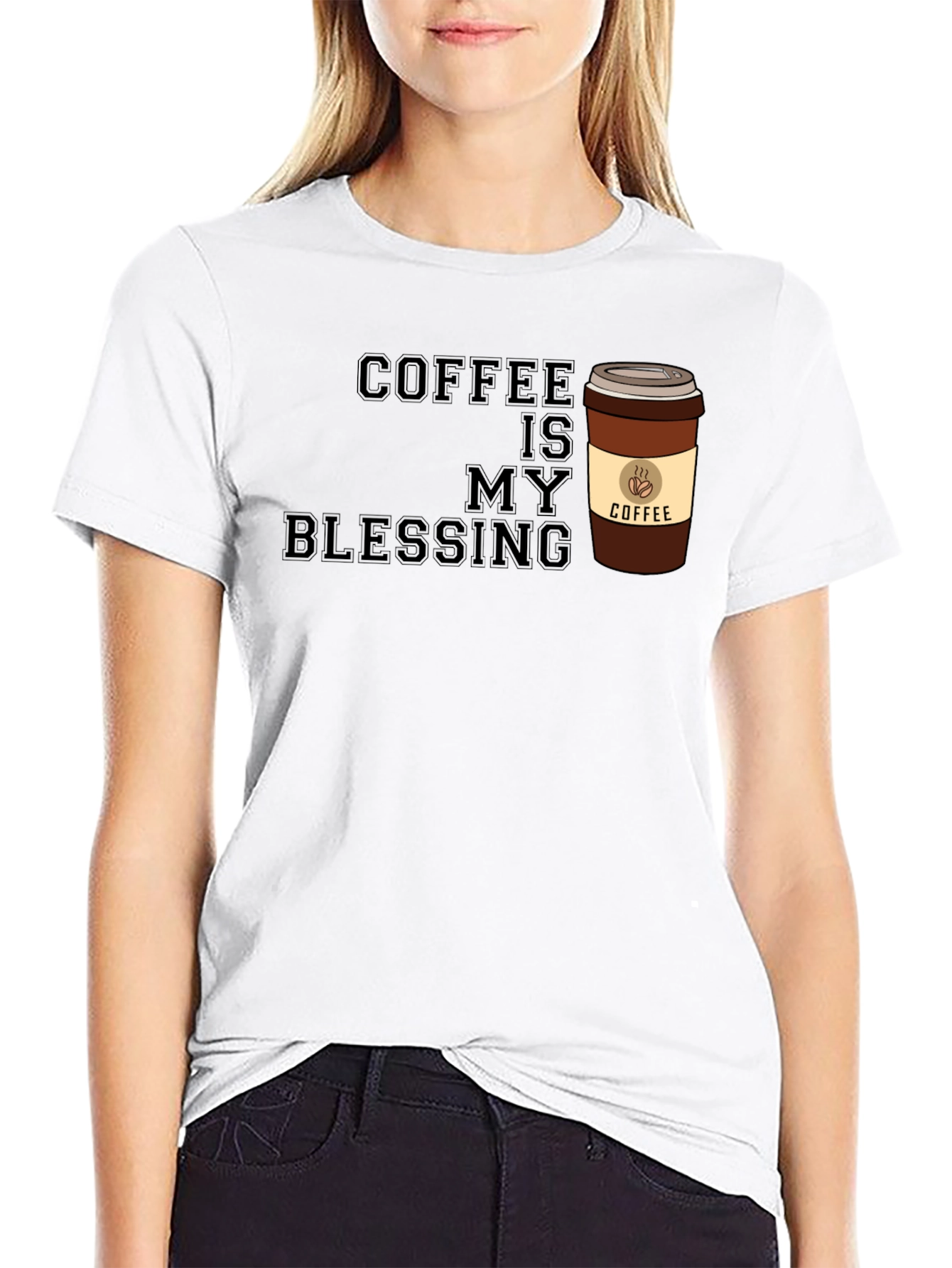 Coffee Is My Blessing Graphic T-Shirt