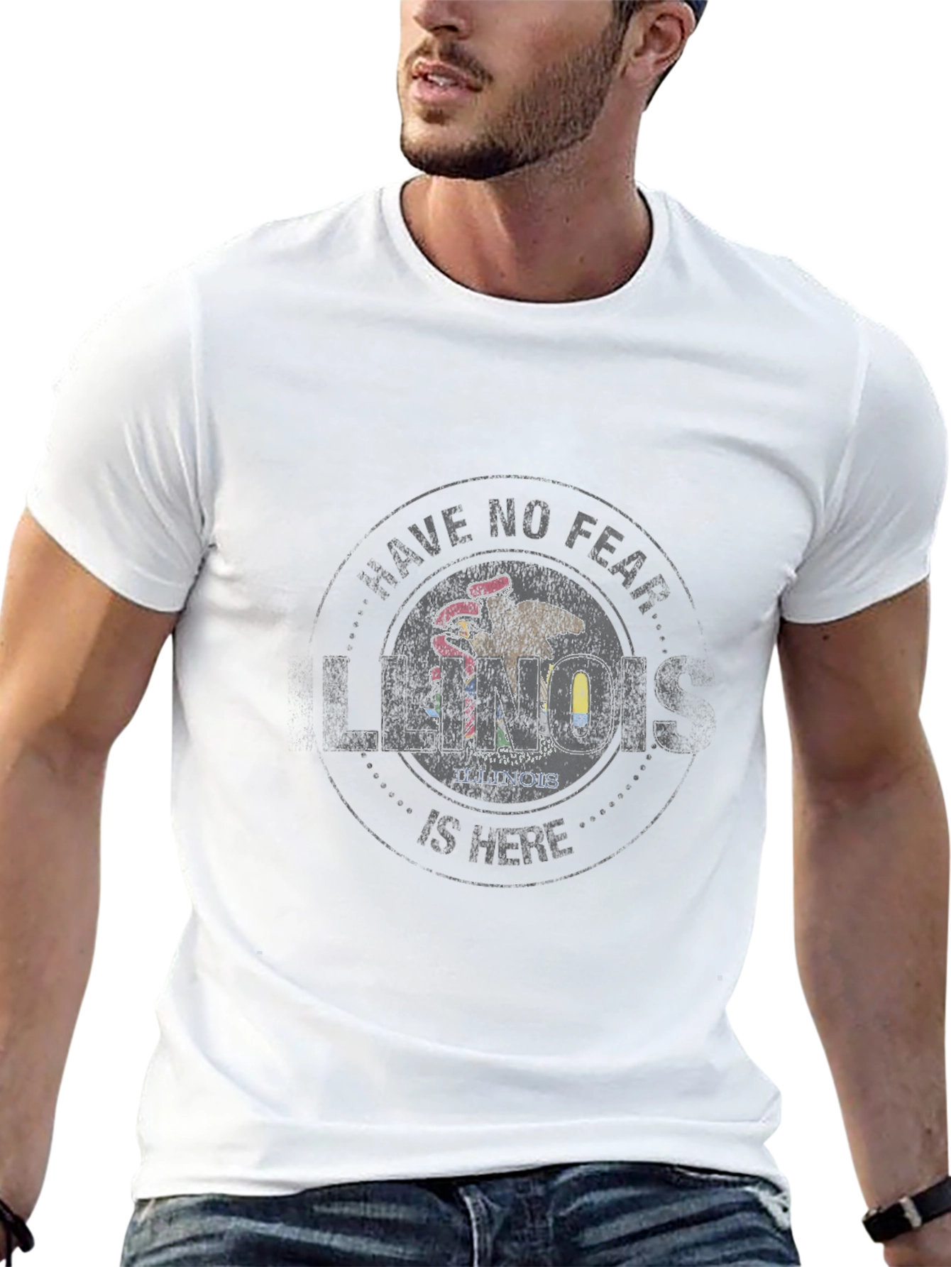 Illinois State Pride Graphic T-Shirt