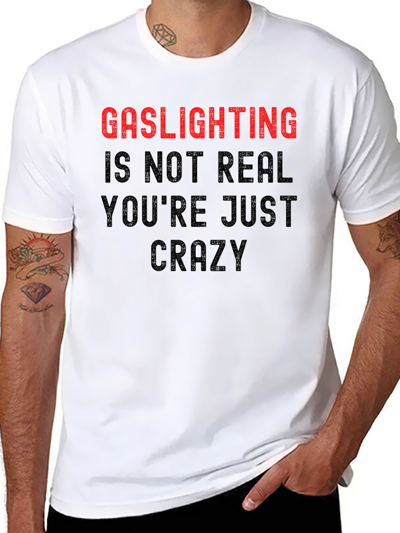 Gaslighting Humor T-Shirt - Statement Tee