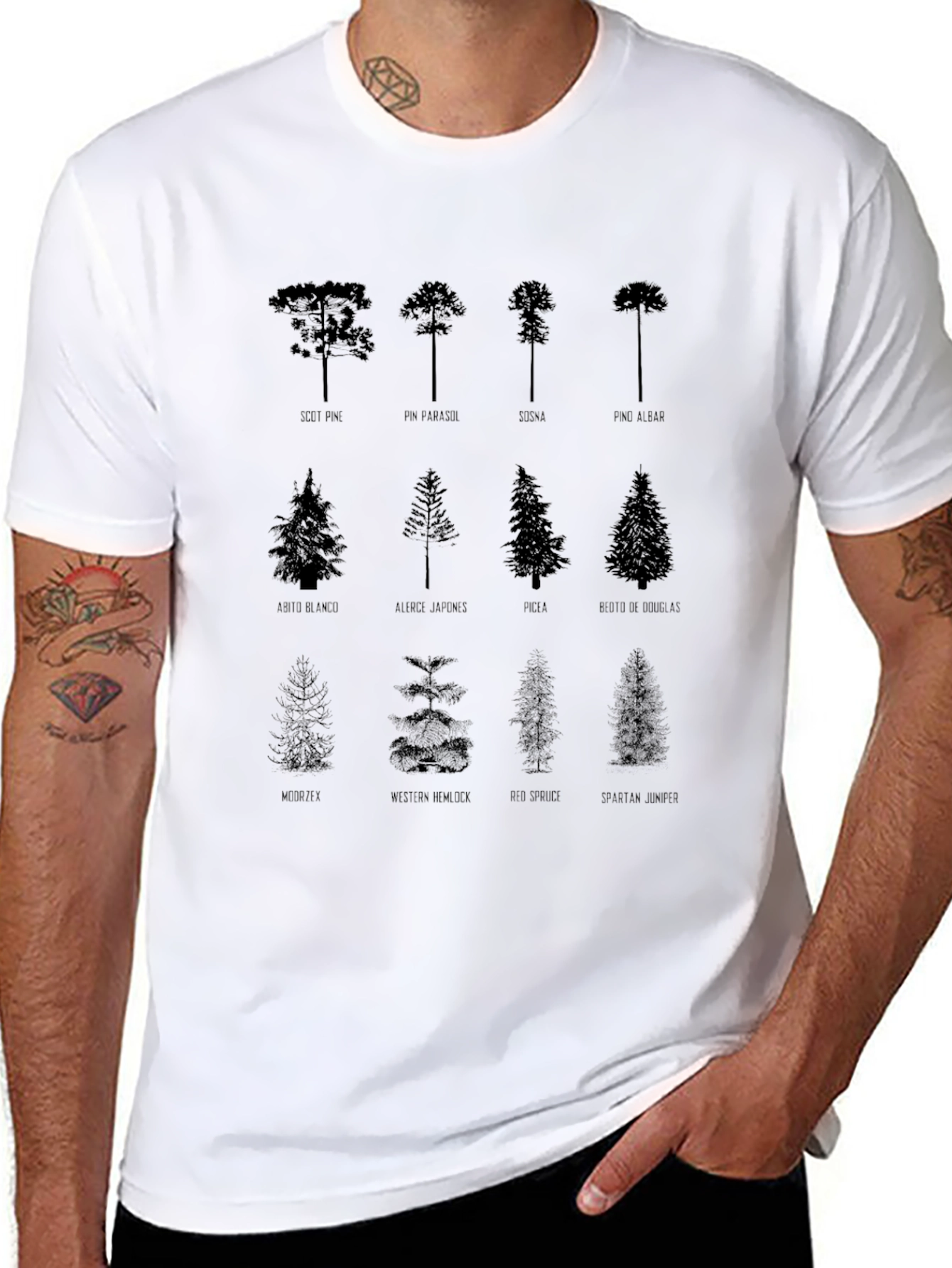 Arboreal T-Shirt - Botanical Tree Graphic Tee
