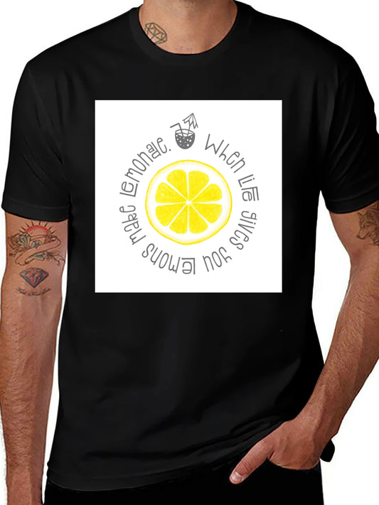 Lemonade Graphic Tee - When Life Gives You Lemons