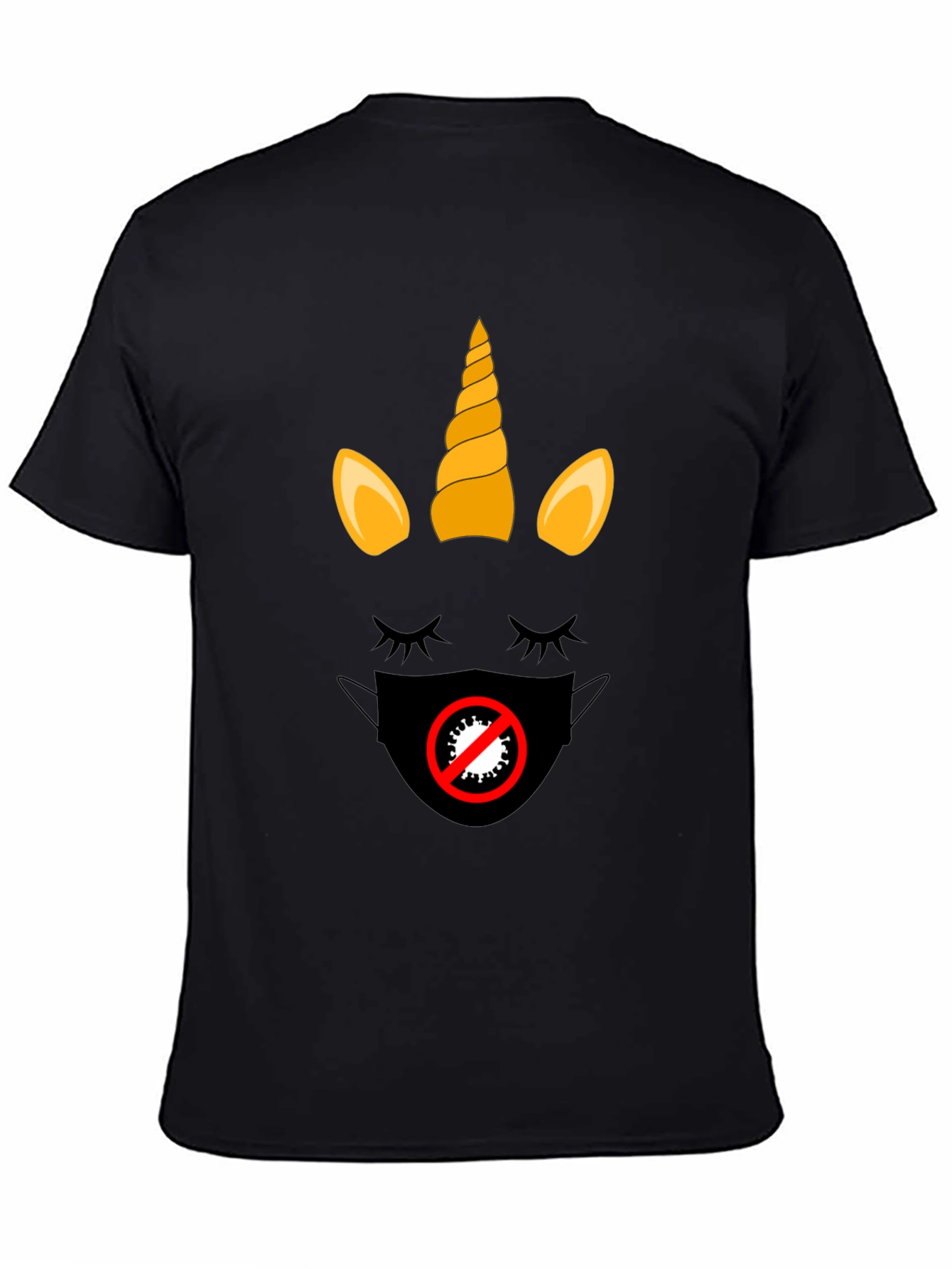 Unicorn Mask T-Shirt - Stylish Protection