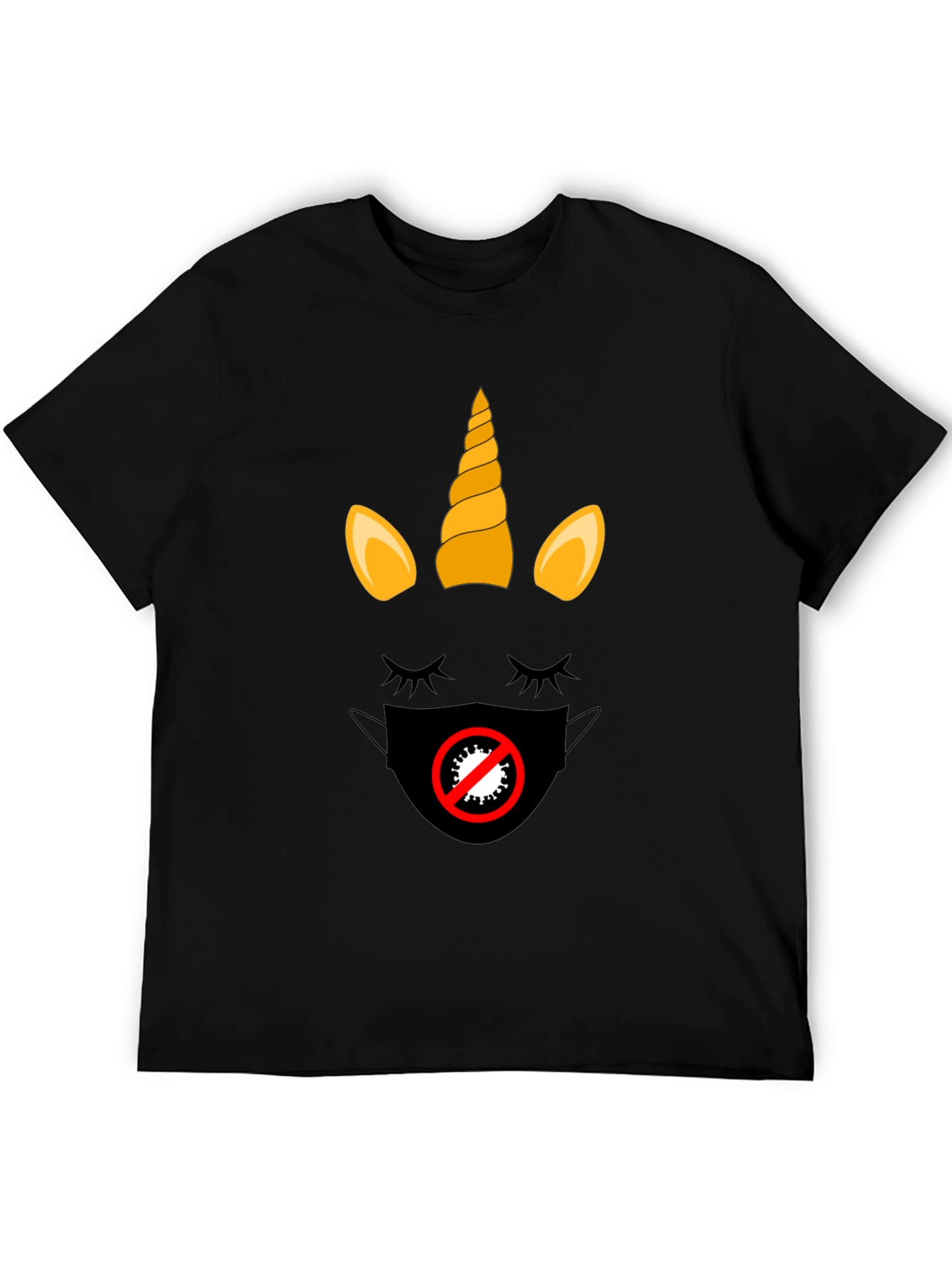 Unicorn Mask T-Shirt - Stylish Protection