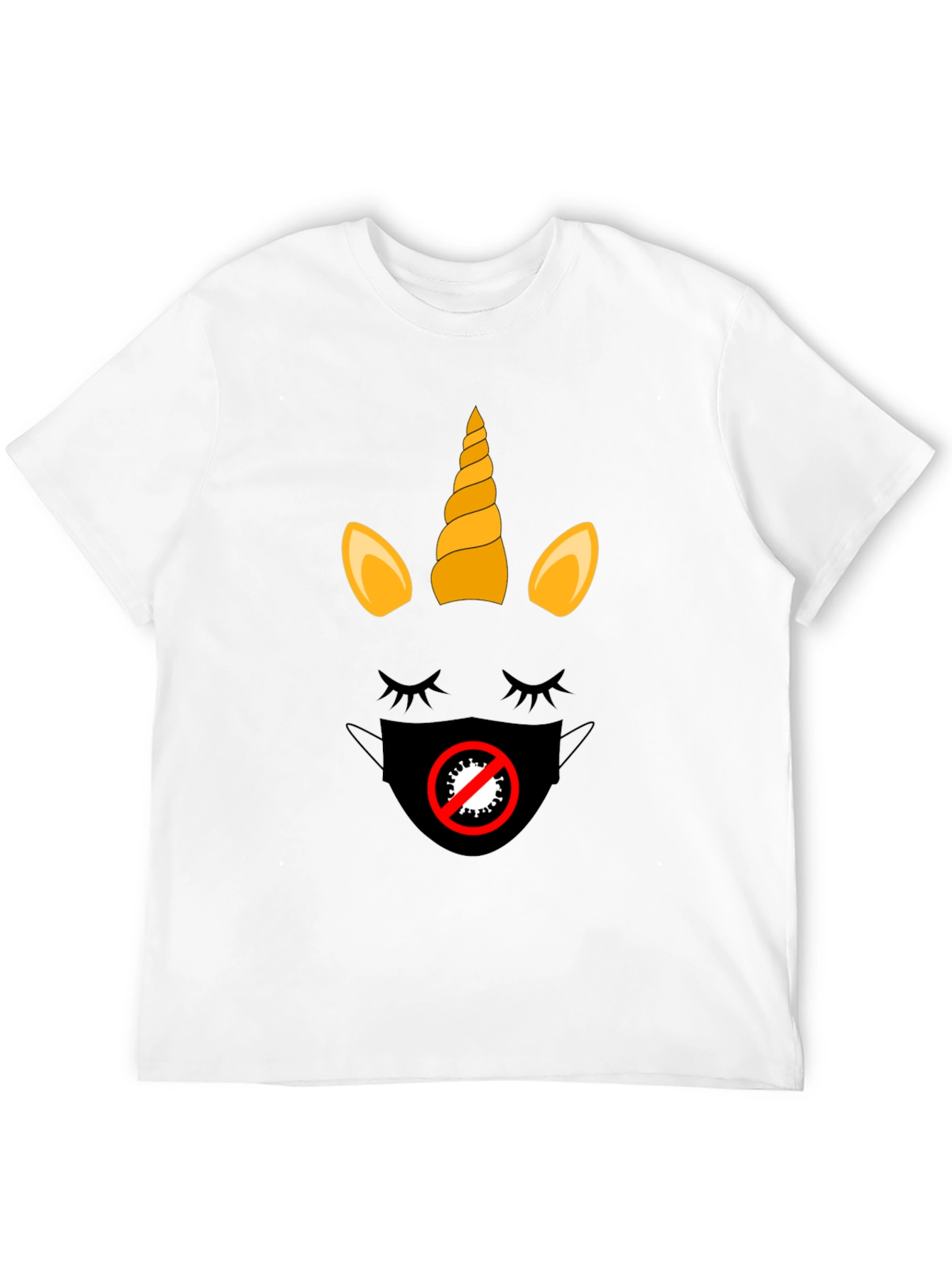 Unicorn Mask T-Shirt - Stylish Protection