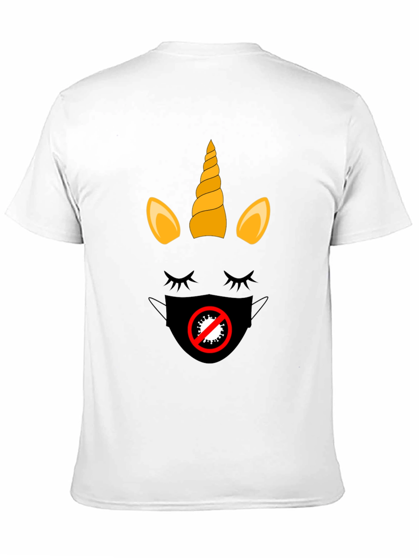 Unicorn Mask T-Shirt - Stylish Protection
