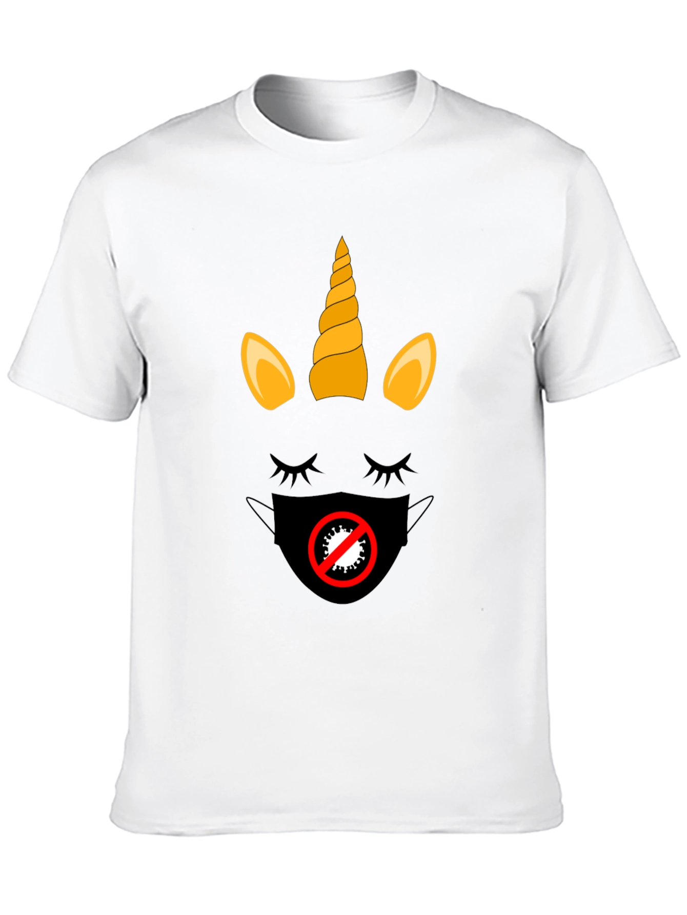 Unicorn Mask T-Shirt - Stylish Protection