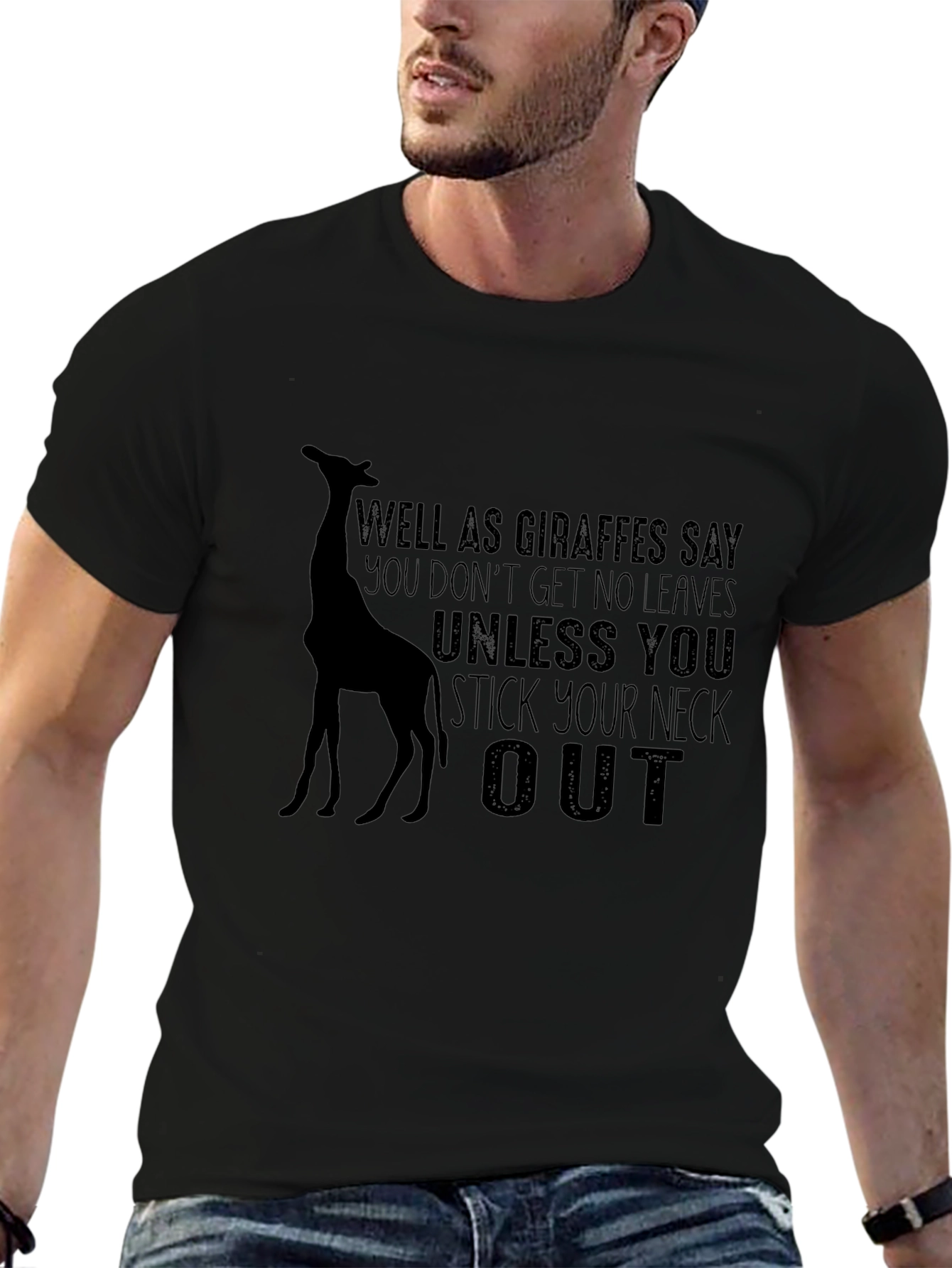 Giraffe T-Shirt: Stick Your Neck Out