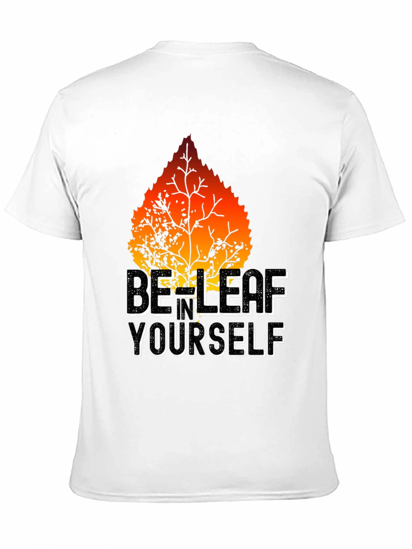 Be-Leaf Yourself Graphic Tee - Black