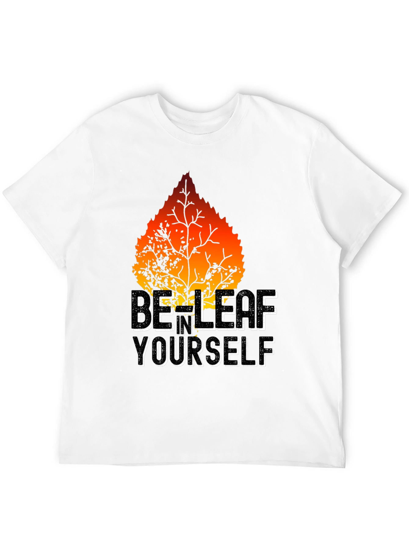 Be-Leaf Yourself Graphic Tee - Black
