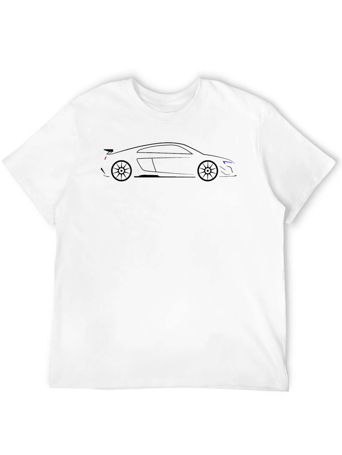 Sleek Black Car Silhouette T-Shirt