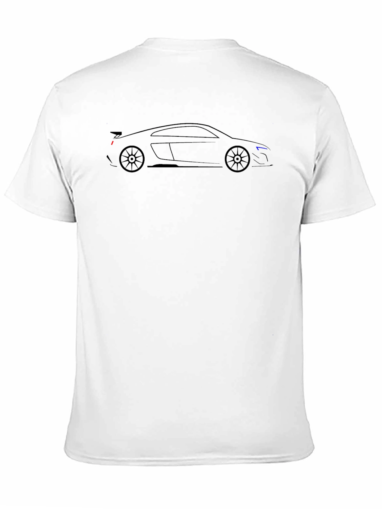 Sleek Black Car Silhouette T-Shirt