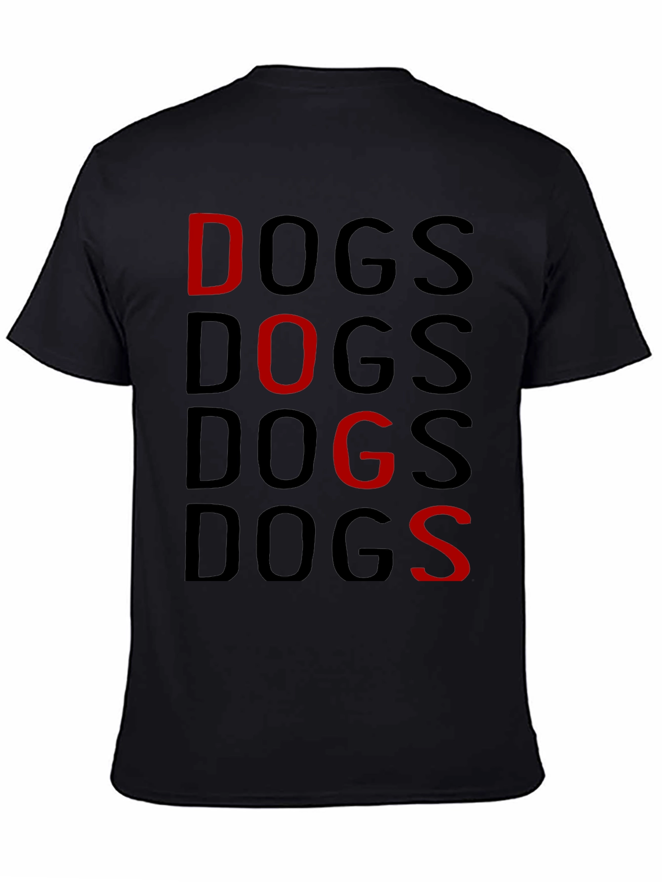 Dogs Graphic Print T-Shirt