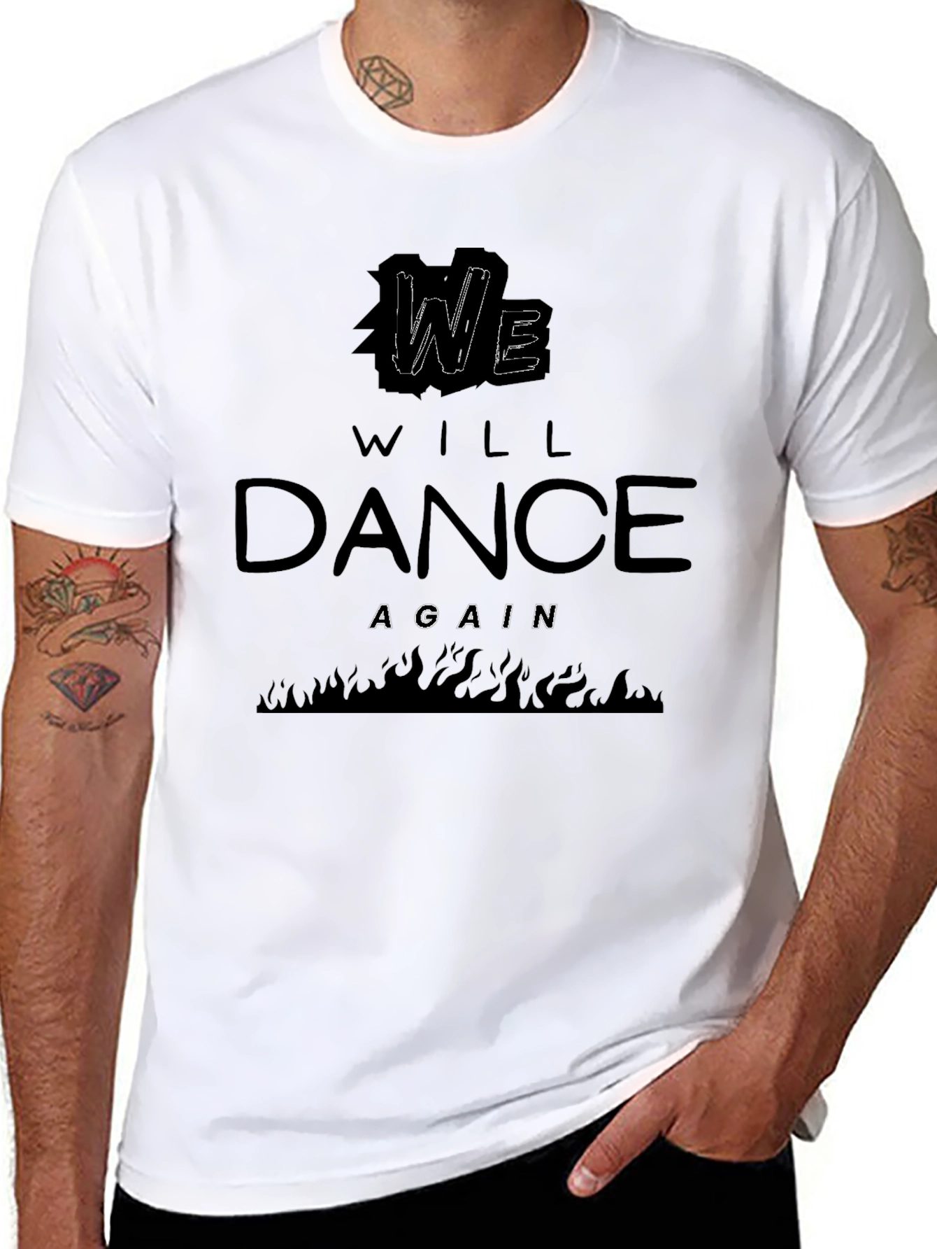 We Will Dance Again Black T-Shirt
