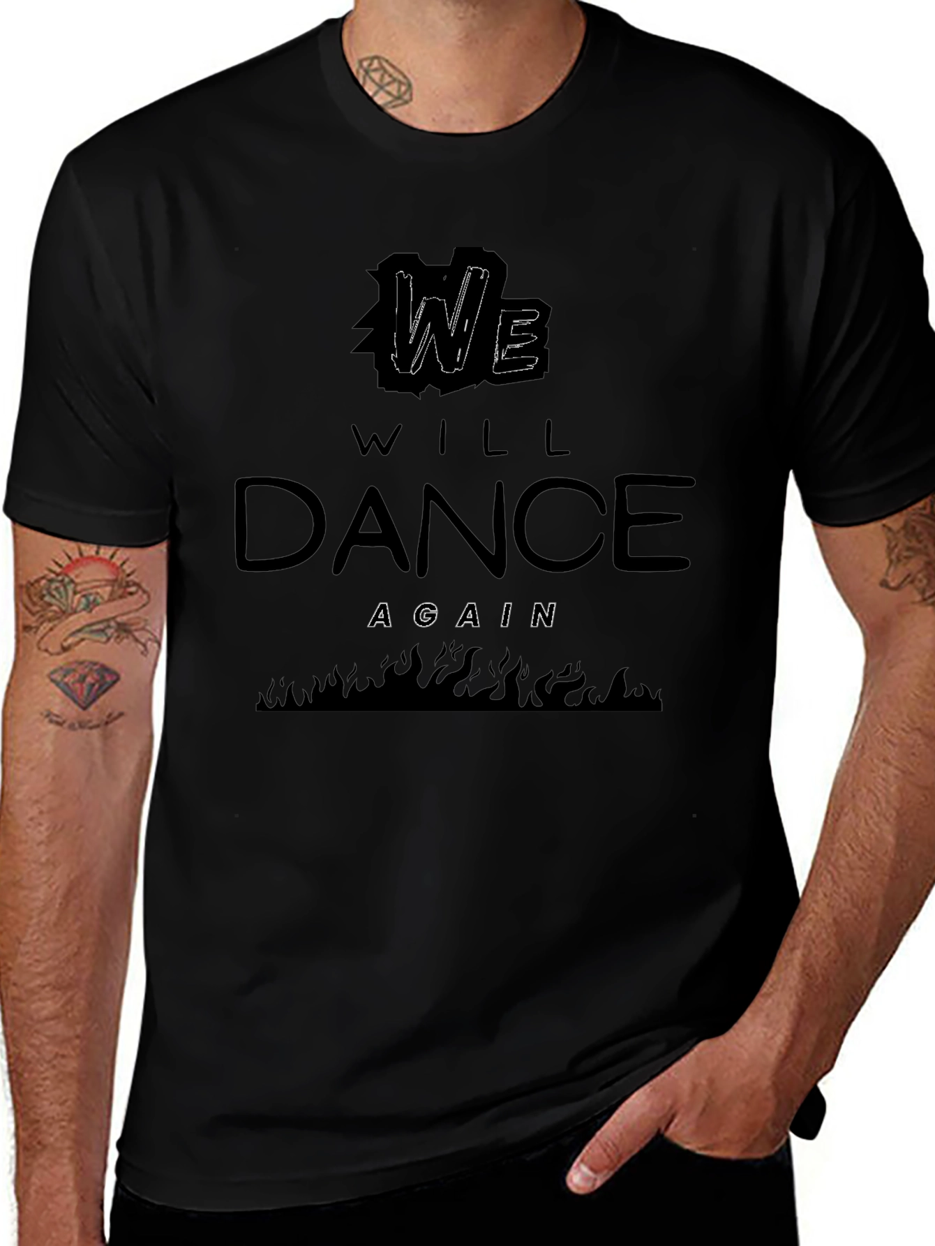We Will Dance Again Black T-Shirt
