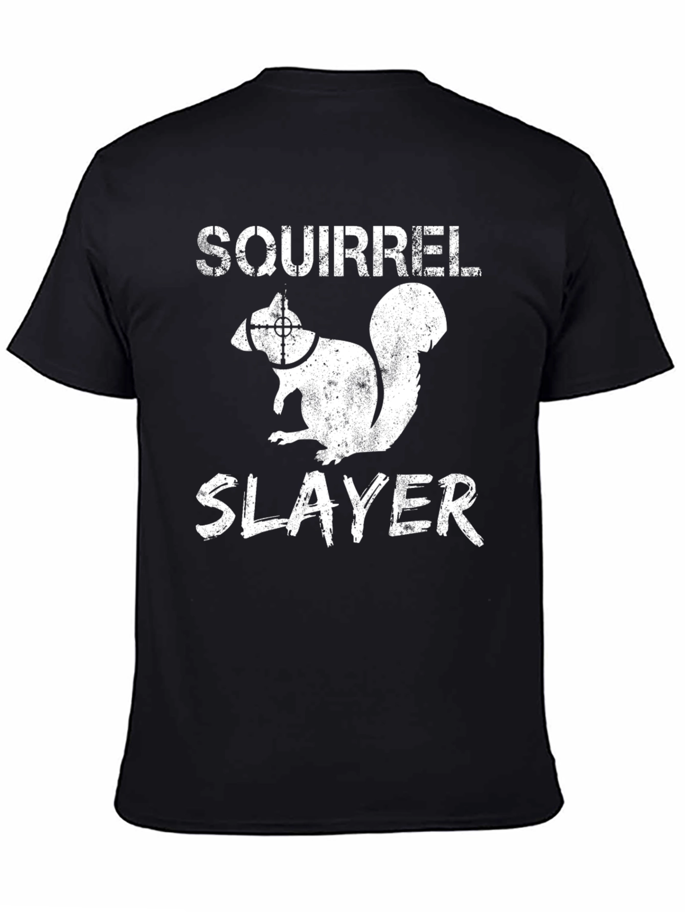 Squirrel Slayer T-Shirt - Black Graphic Tee