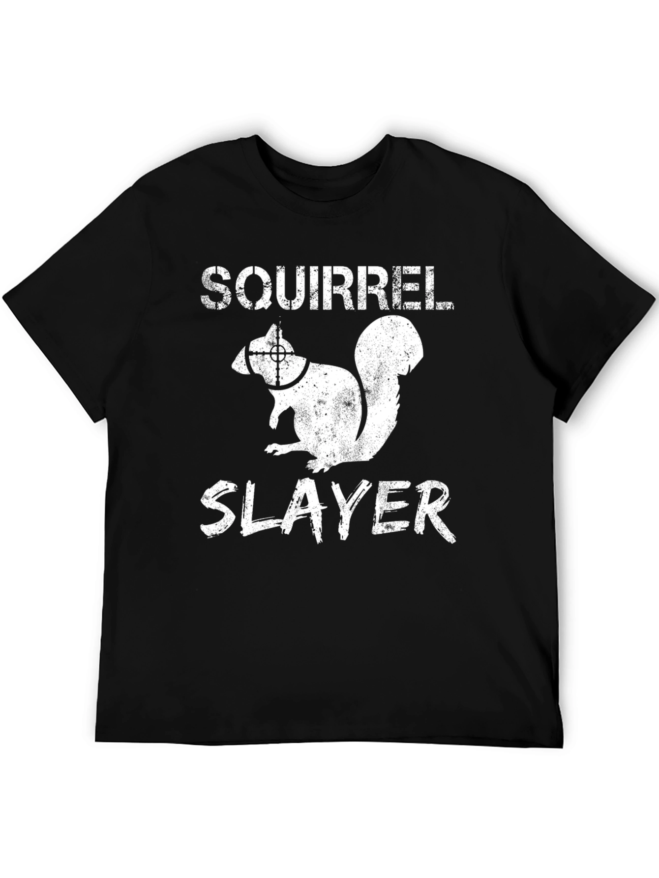 Squirrel Slayer T-Shirt - Black Graphic Tee